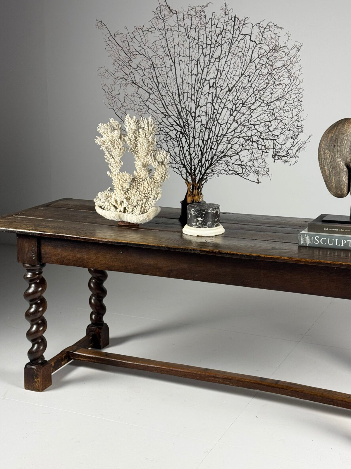 English Oak Dining Table with Turned Legs, c. 1800, photo 5