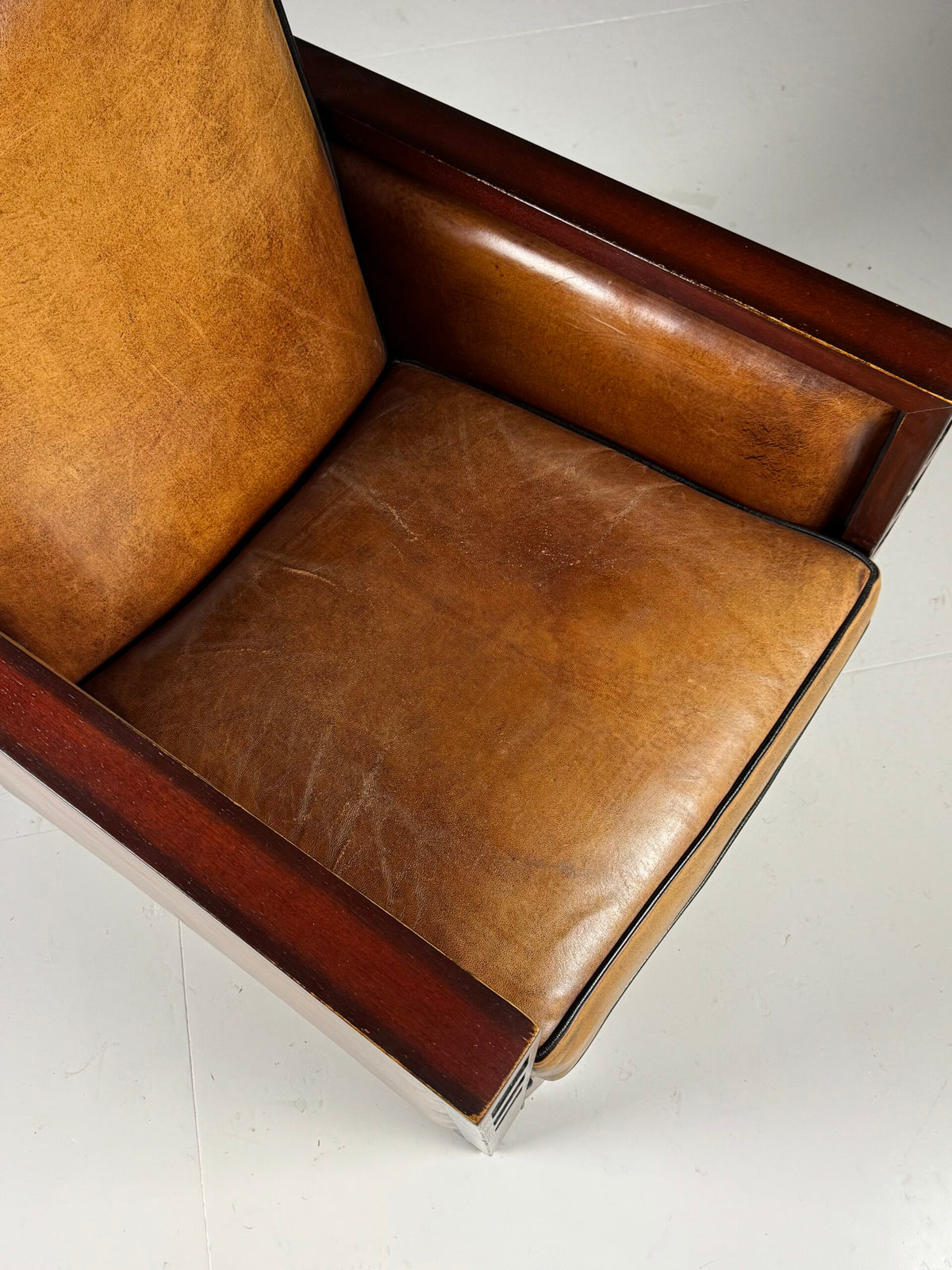 Dutch Art Deco Style Sheepskin Club Chair by Lounge Atelier, photo 8