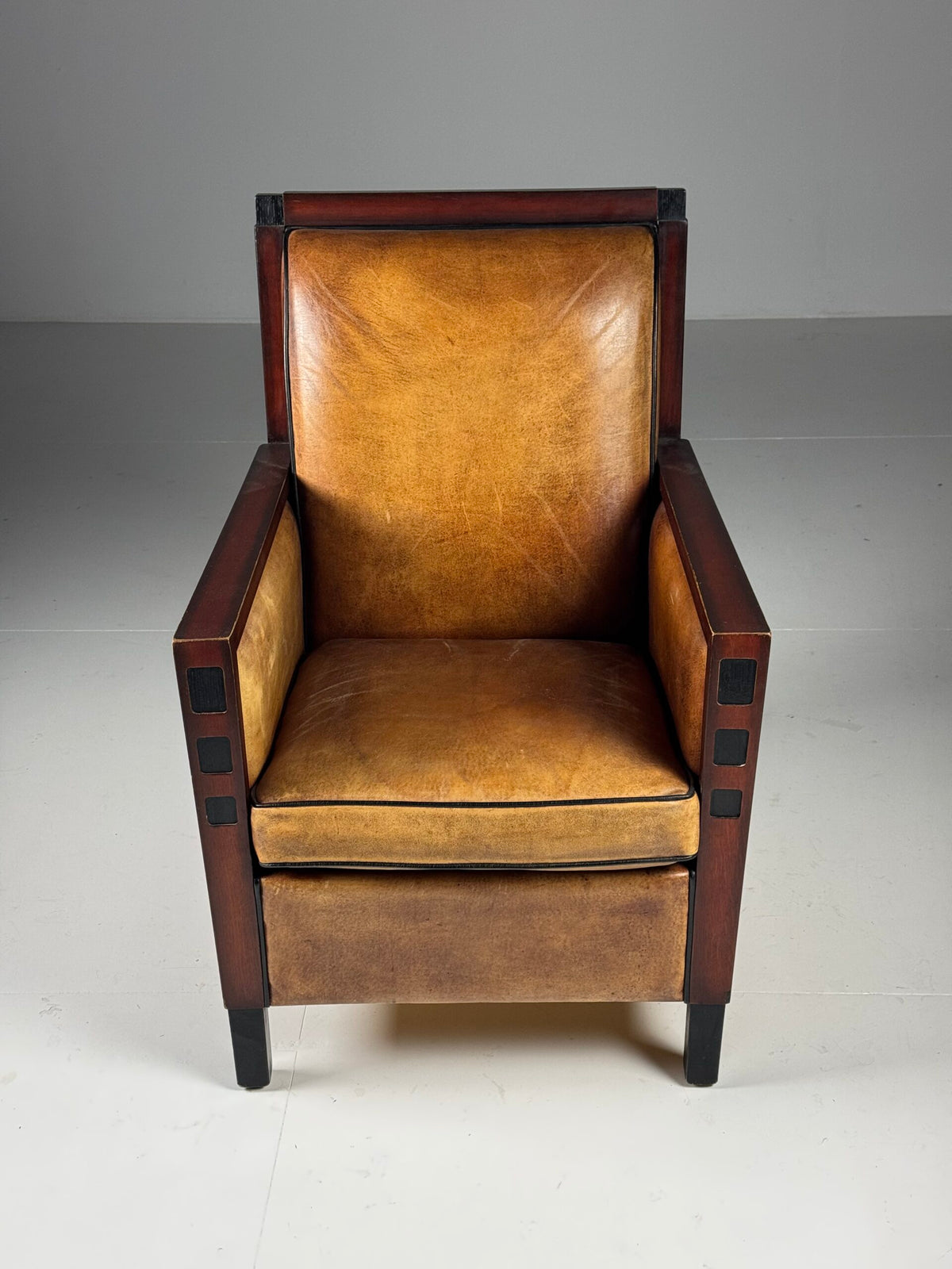 Dutch Art Deco Style Sheepskin Club Chair by Lounge Atelier, photo 6