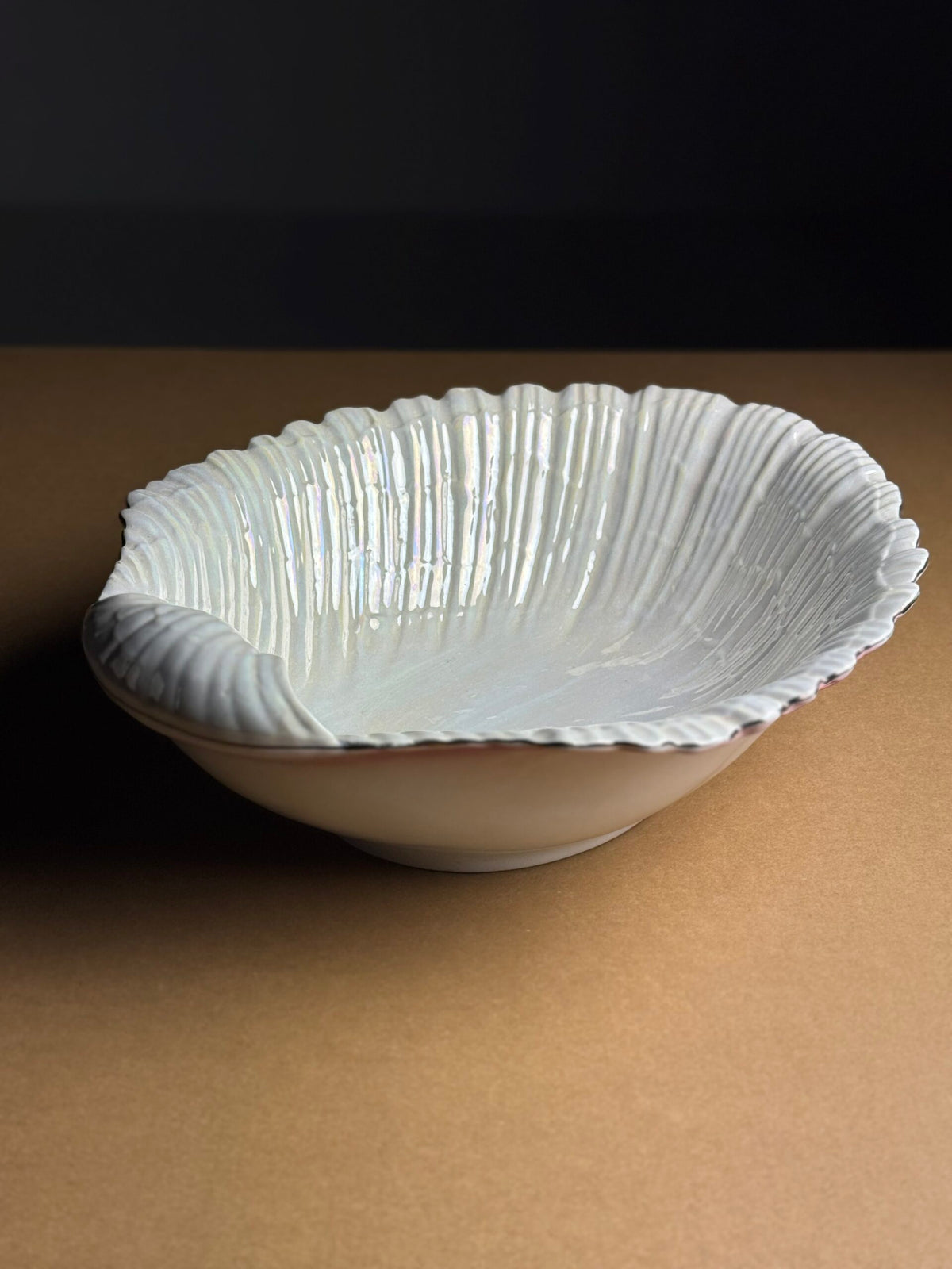Large French Shell Shaped Dish, c. 1960, photo 11