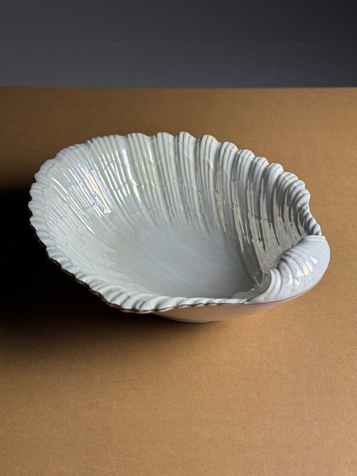 Large French Shell Shaped Dish, c. 1960, photo 6