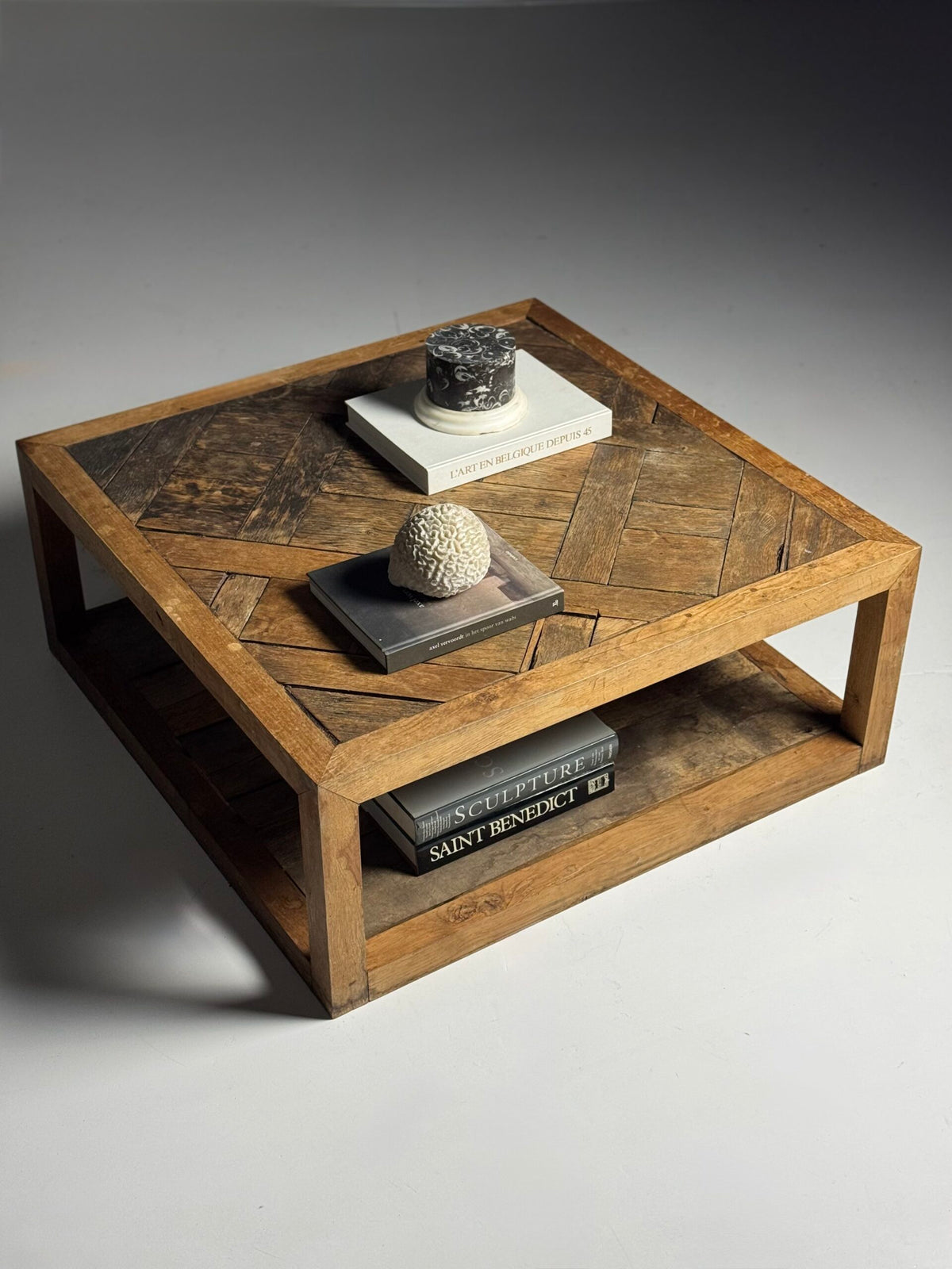 Square Versailles Panel Coffee Table, Late 20th Century, photo 14