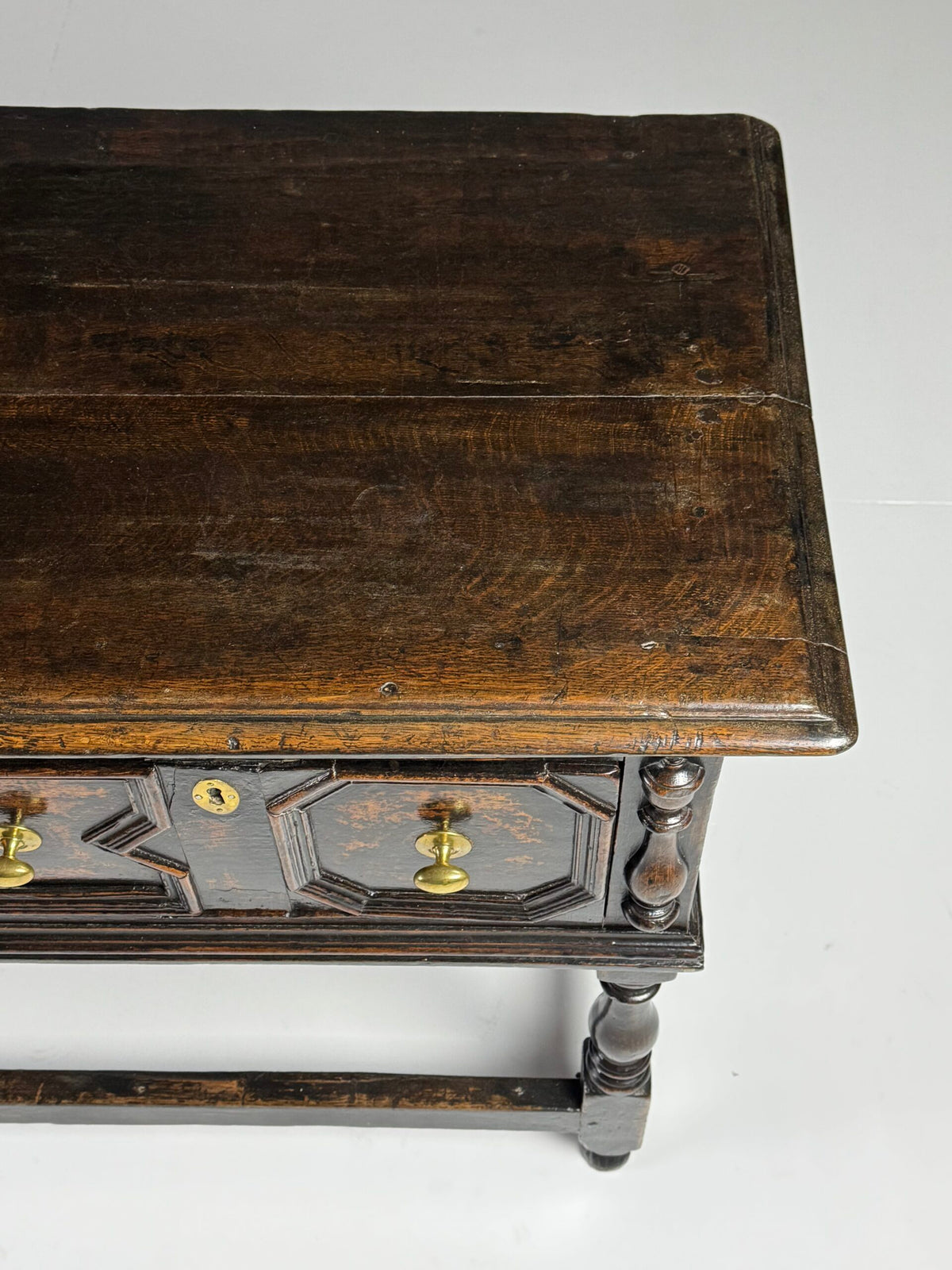 English William and Mary Oak Dresser Base, Late 17th Century, photo 20