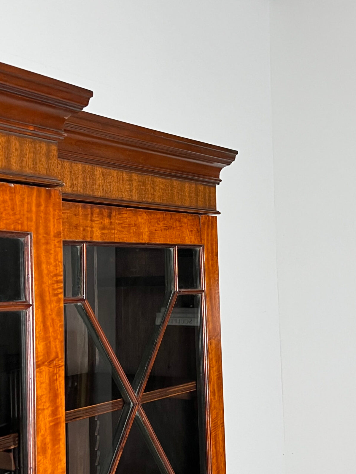 English Mahogany Breakfront Display Cabinet, 19th Century, photo 3
