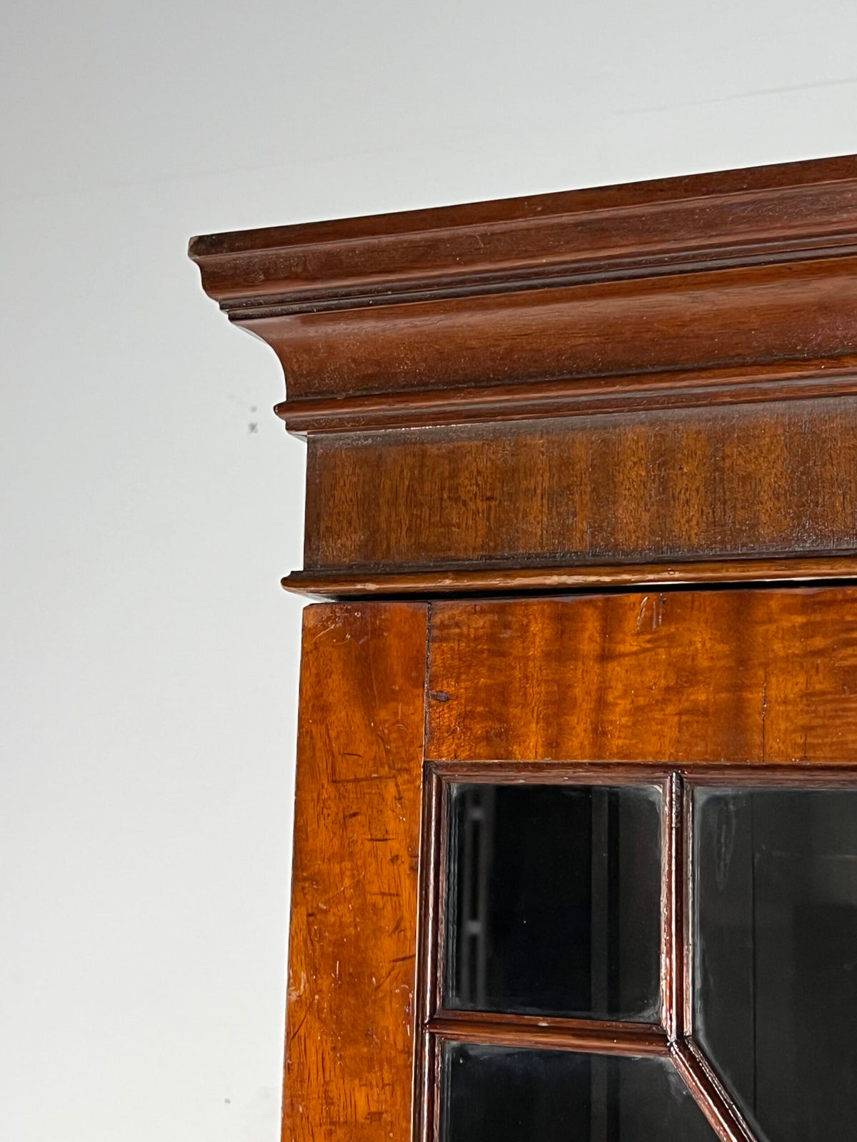 English Mahogany Breakfront Display Cabinet, 19th Century, photo 4