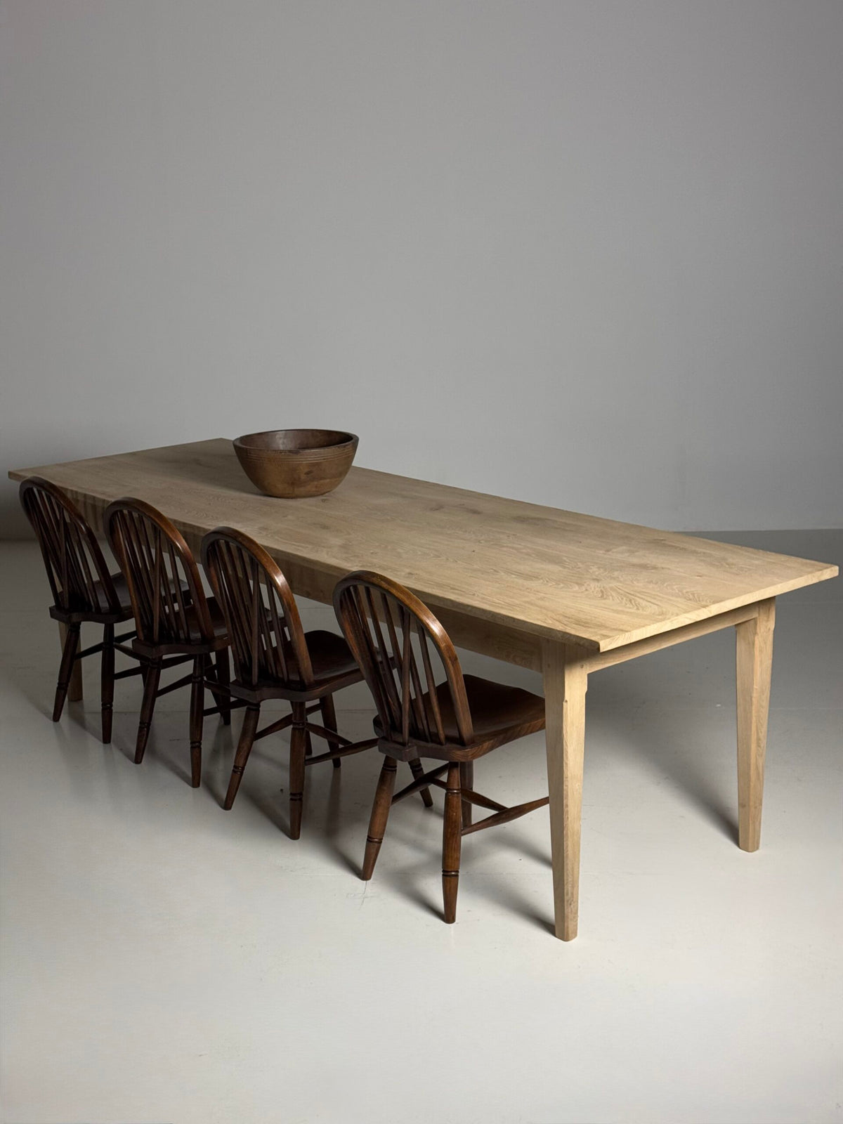 Handmade French Style Solid Oak Dining Table, 200 cm, photo 4