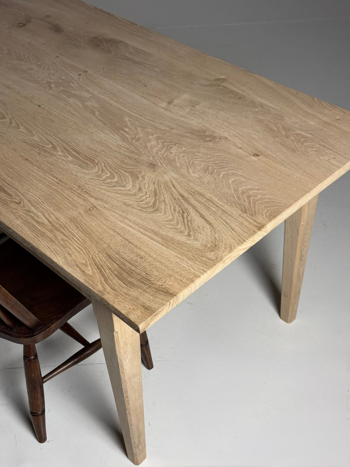 Handmade French Style Solid Oak Dining Table, 200 cm, photo 3