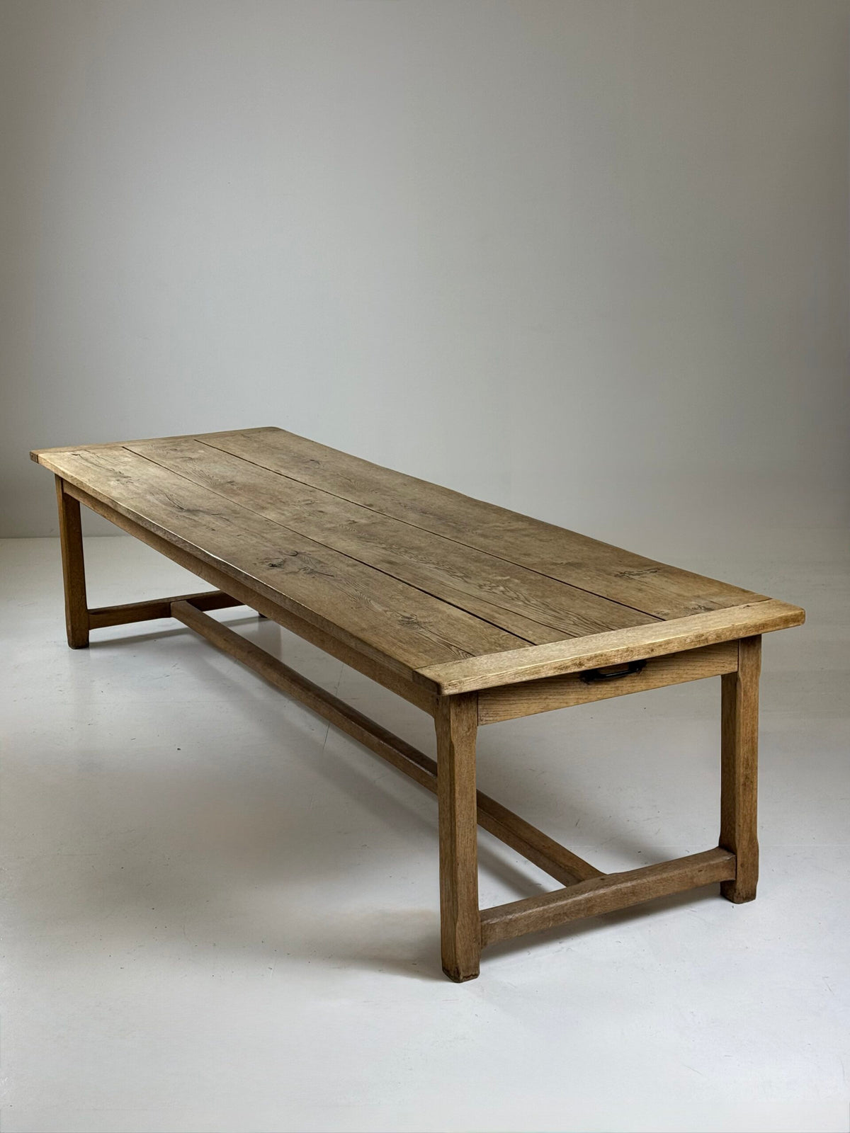 Giant French Oak Refectory Table, 19th Century, photo 6