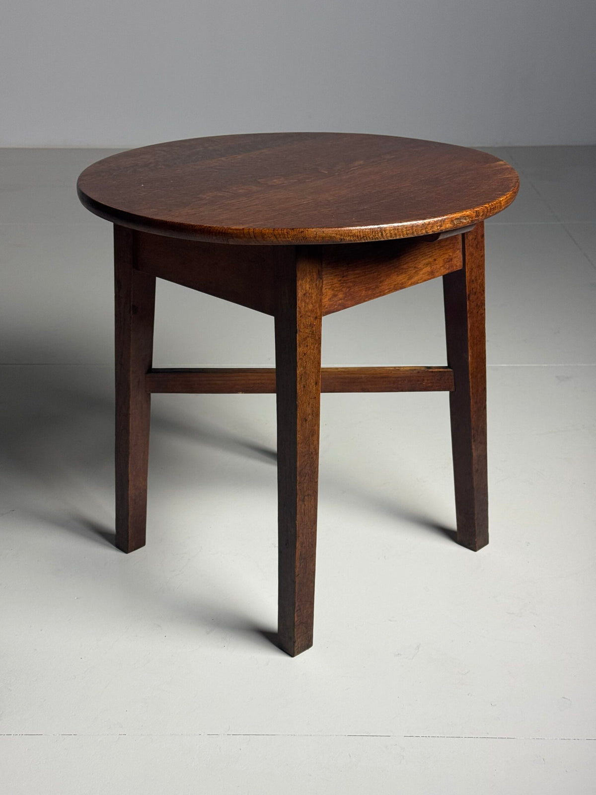 English Solid Oak Side Table, c. 1900, photo 3