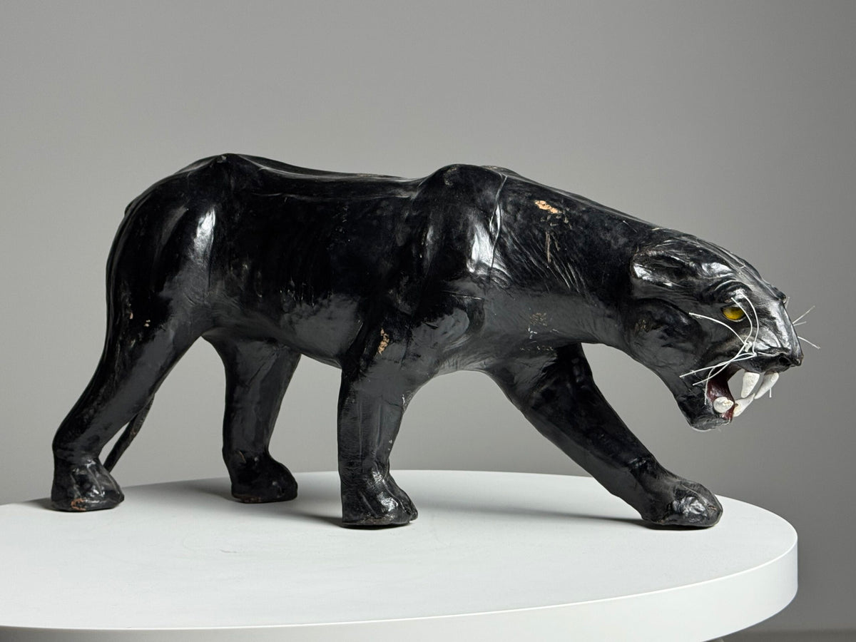 Leather Panther Sculpture, England, 20th Century, photo 6