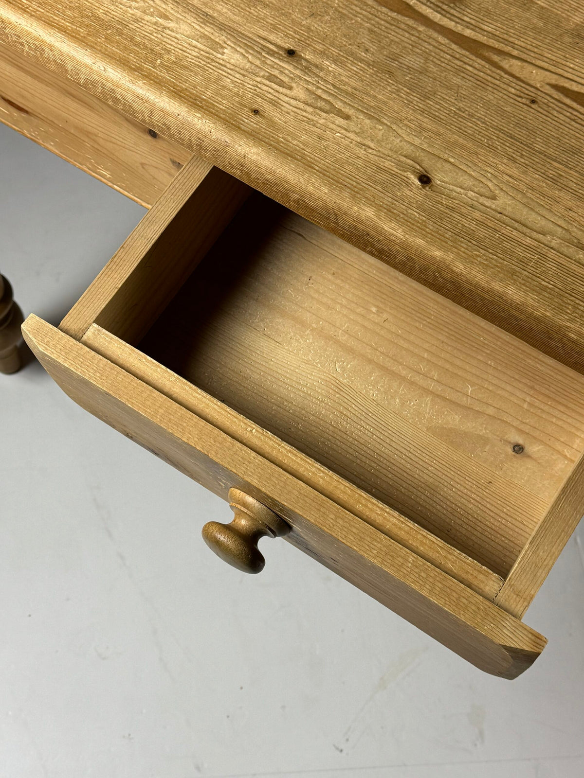 Rustic Solid Pine Dining Table with Six Drawers, 190 cm, photo 6