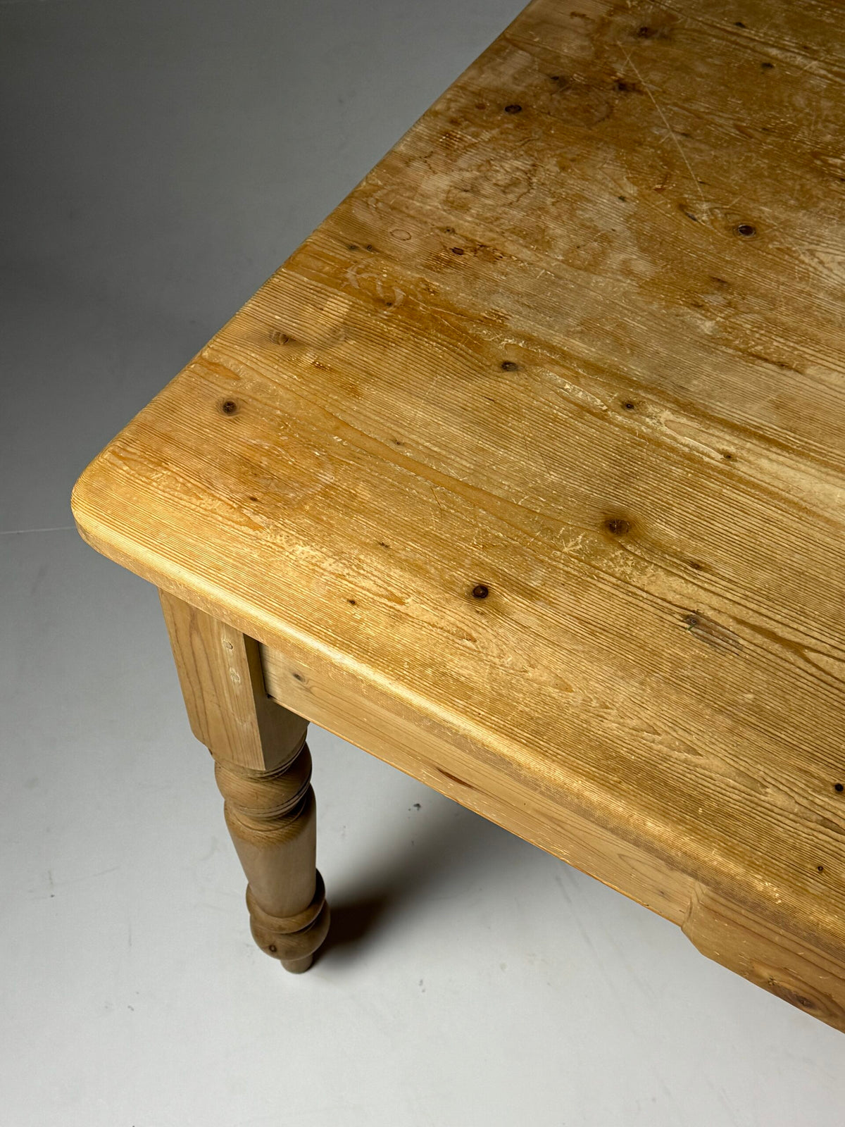 Rustic Solid Pine Dining Table with Six Drawers, 190 cm, photo 7