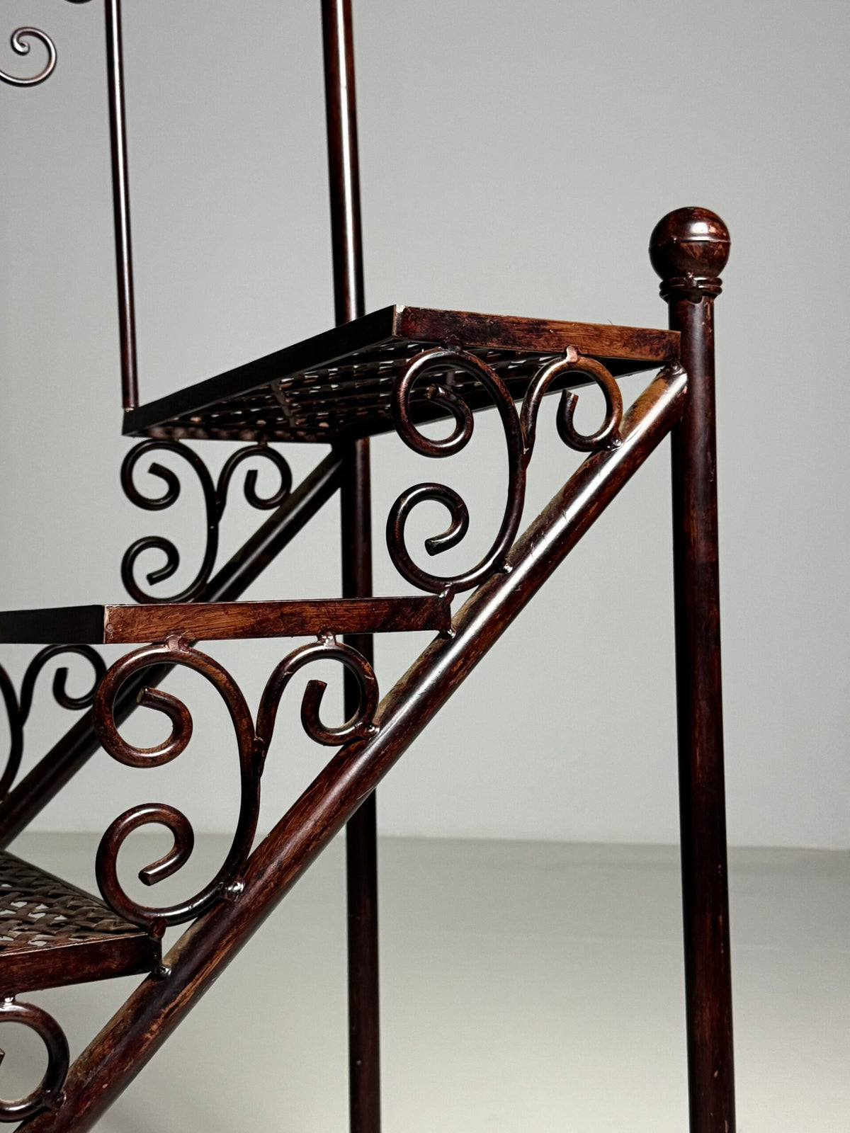 Patinated Metal Library Steps, Late 20th Century, photo 17