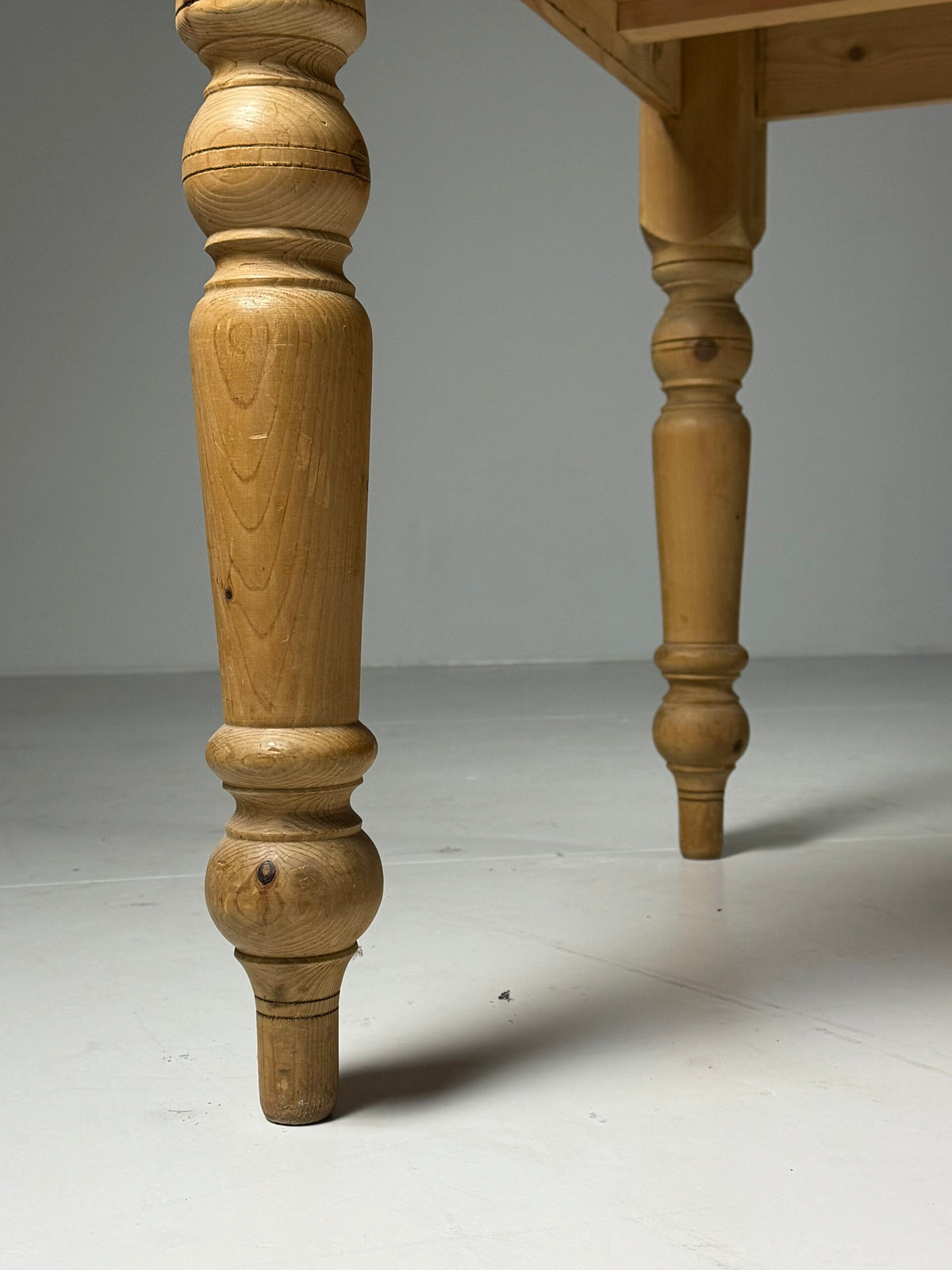 Rustic Solid Pine Dining Table with Six Drawers, 190 cm, photo 13