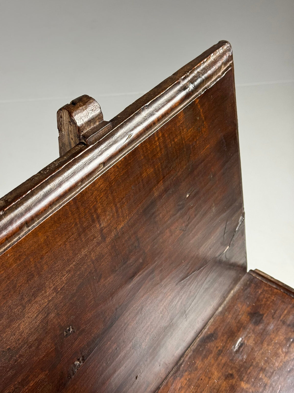 Spanish Solid Walnut Bench, 18th Century, photo 11