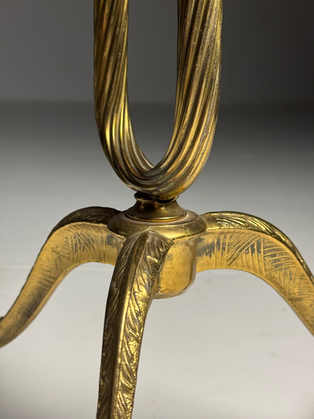French Brass and Mahogany Clothes Valet on Wheels, Mid 20th Century, photo 19