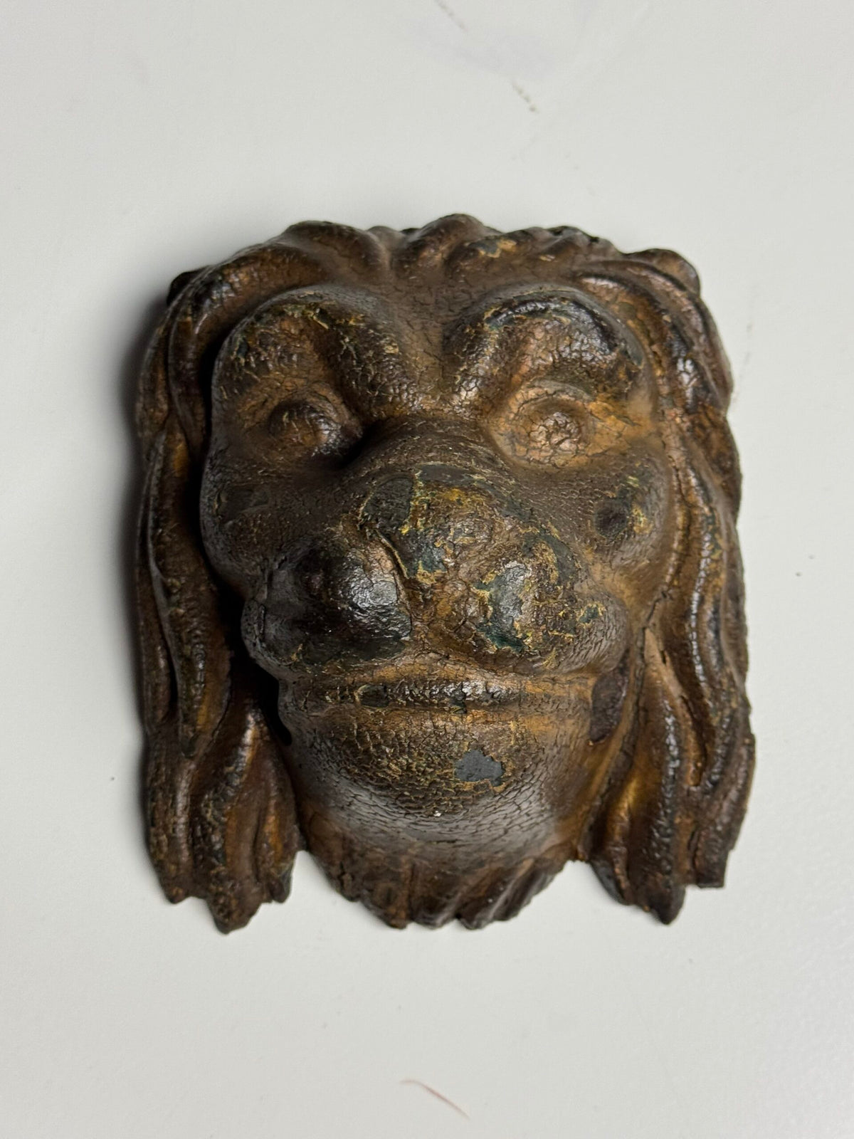Set of Three Cast Iron Lion Heads, France, 19th Century, photo 12