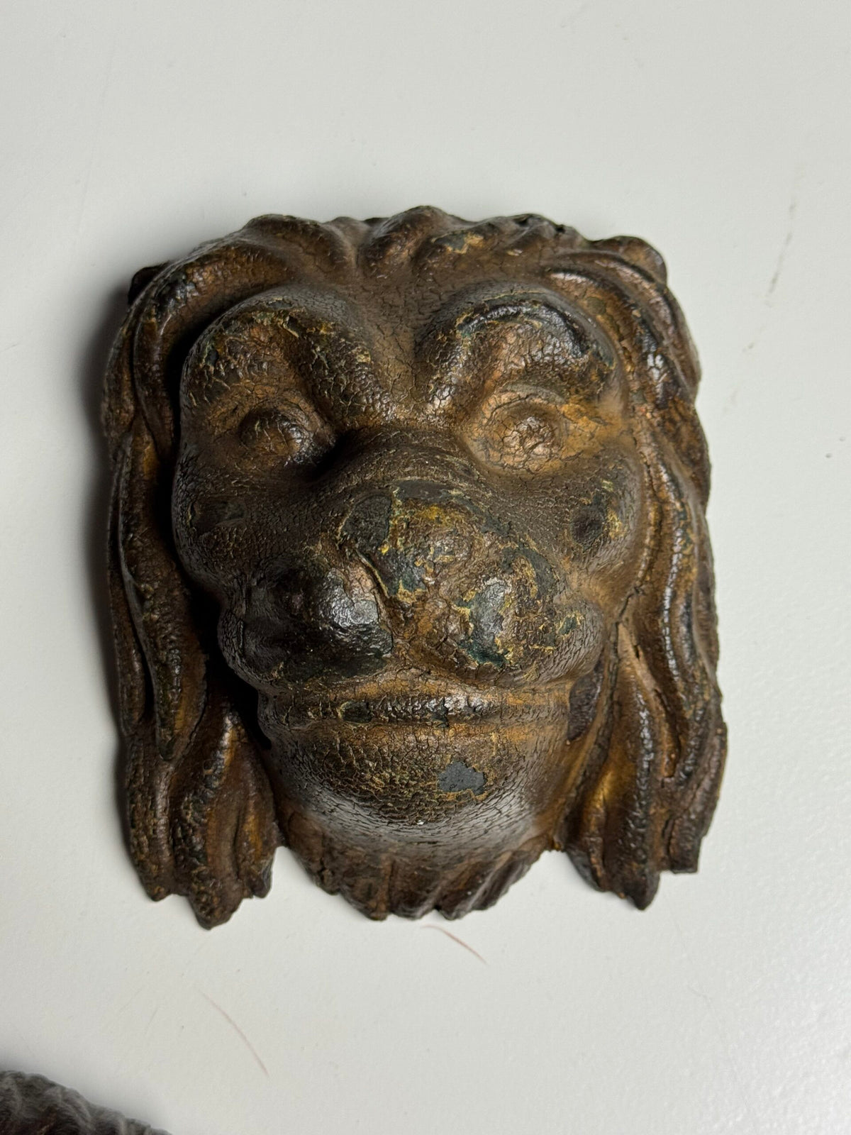 Set of Three Cast Iron Lion Heads, France, 19th Century, photo 7