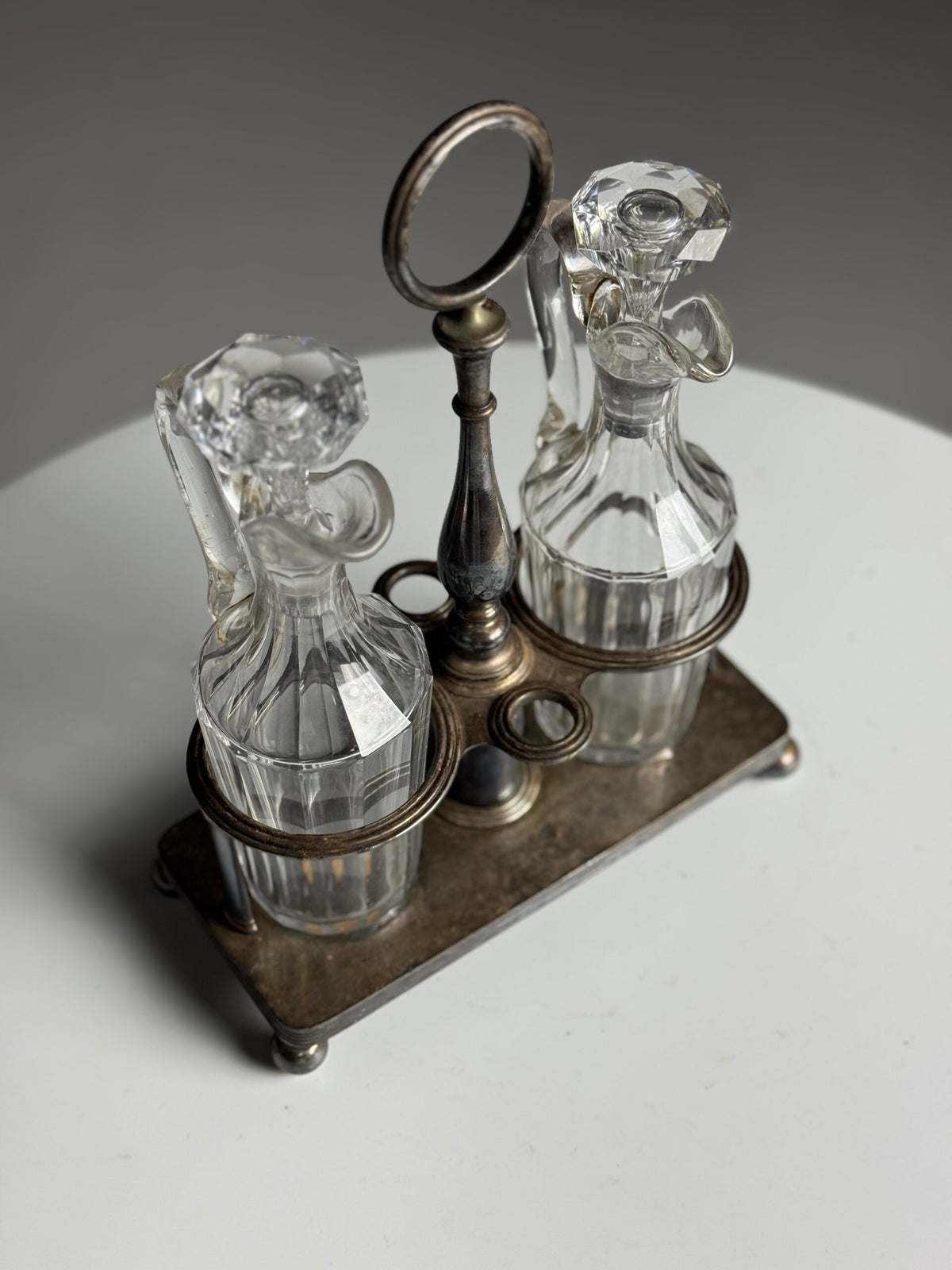 Silver Plated Oil and Vinegar Set, photo 3
