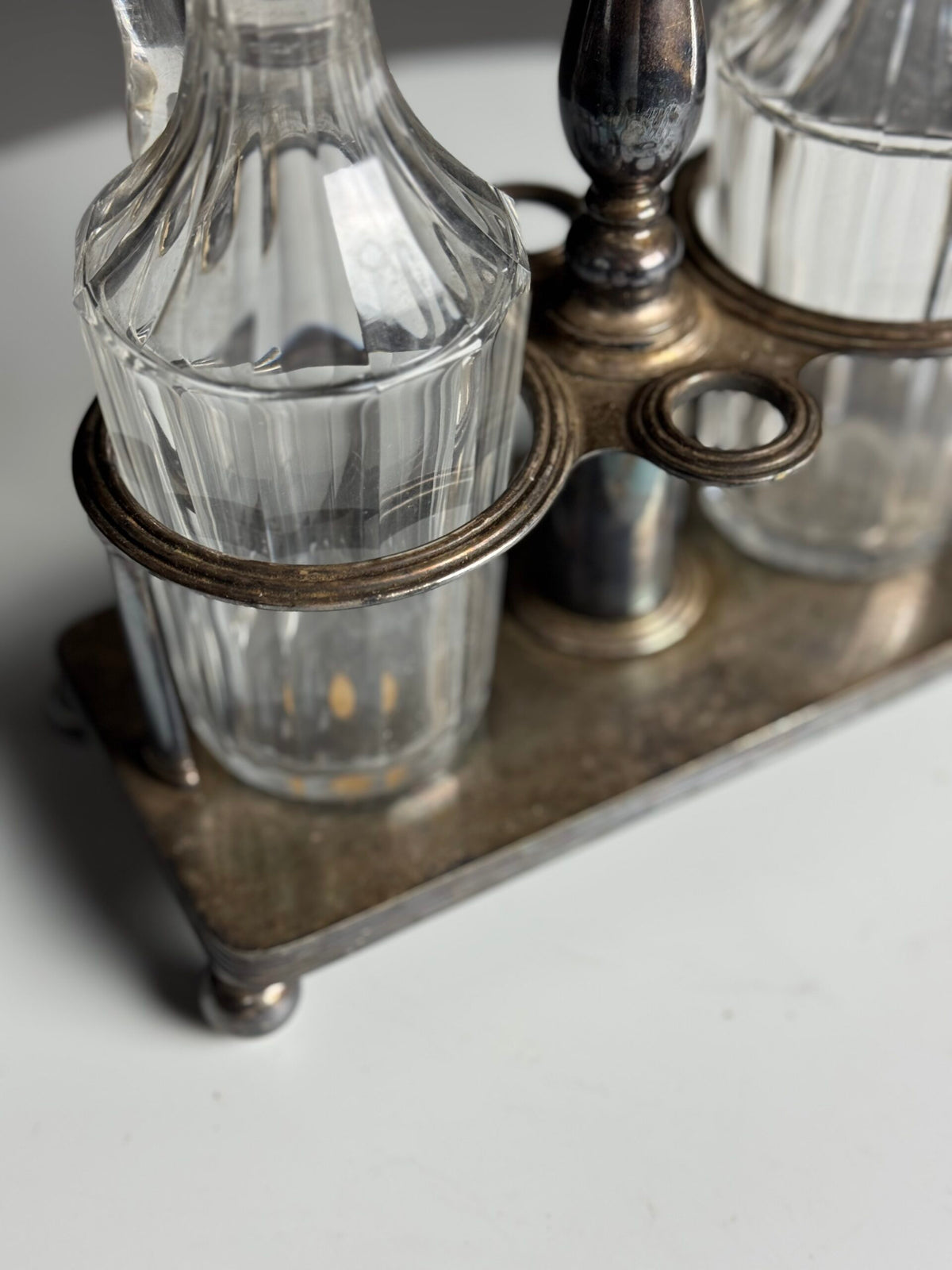 Silver Plated Oil and Vinegar Set, photo 9