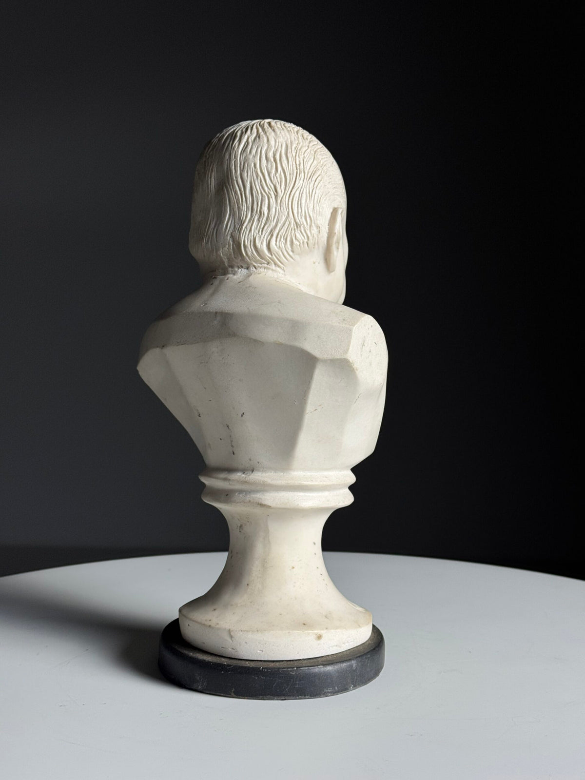 Cast Marble Bust of Winston Churchill, Mid 20th Century, photo 11