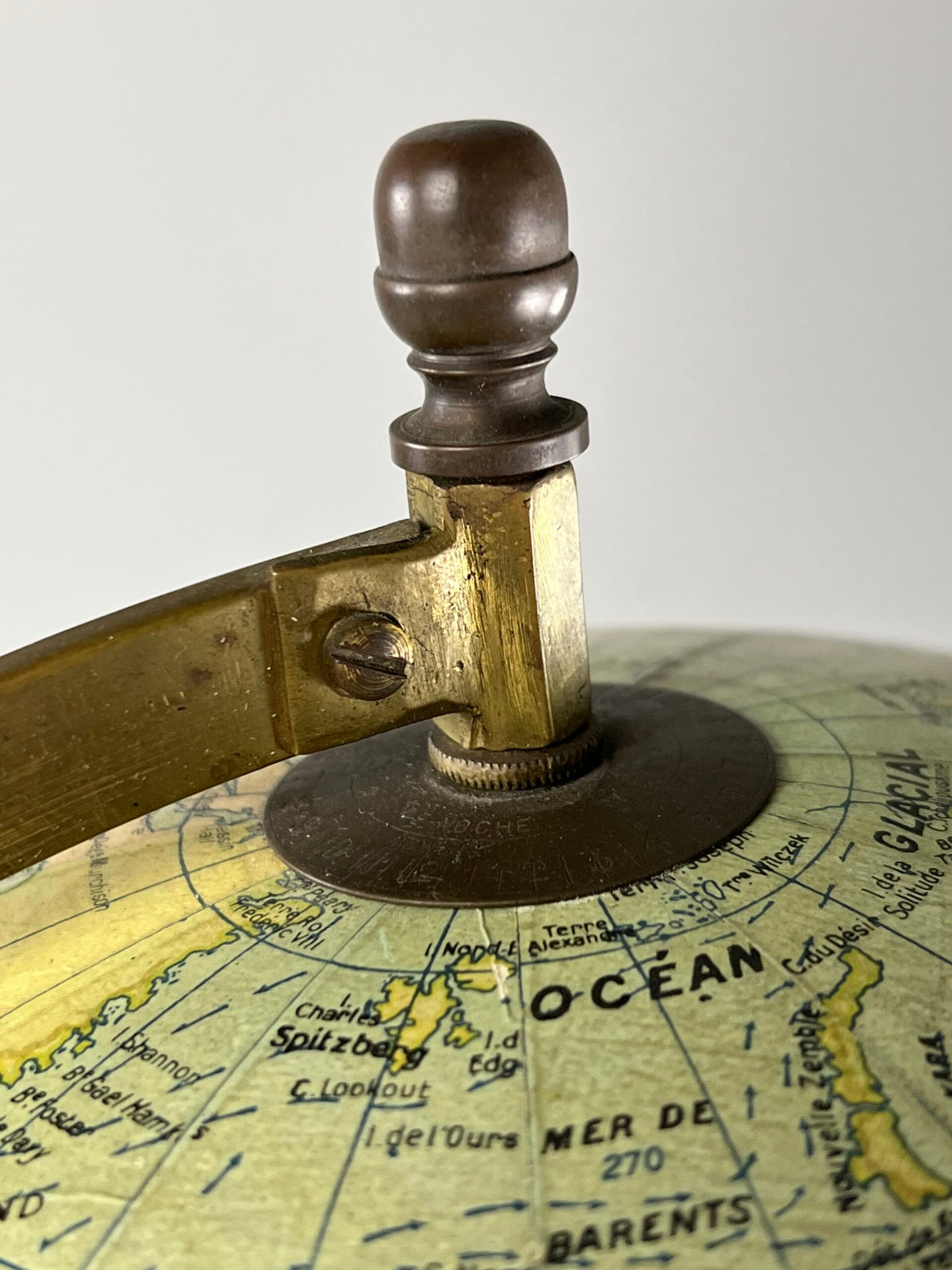 French Terrestrial Globe by G. Thomas, Paris, c. 1900, photo 5