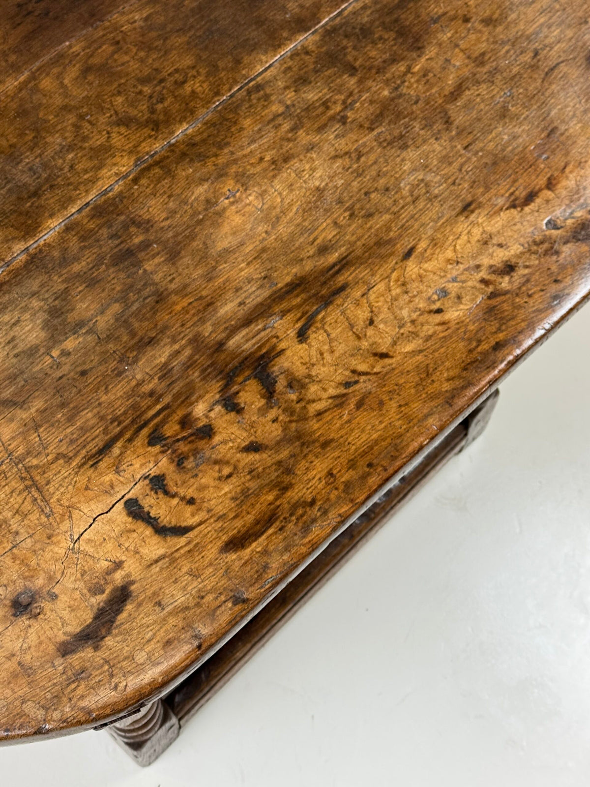 English Oak Monk's Bench Table, 18th Century, photo 23