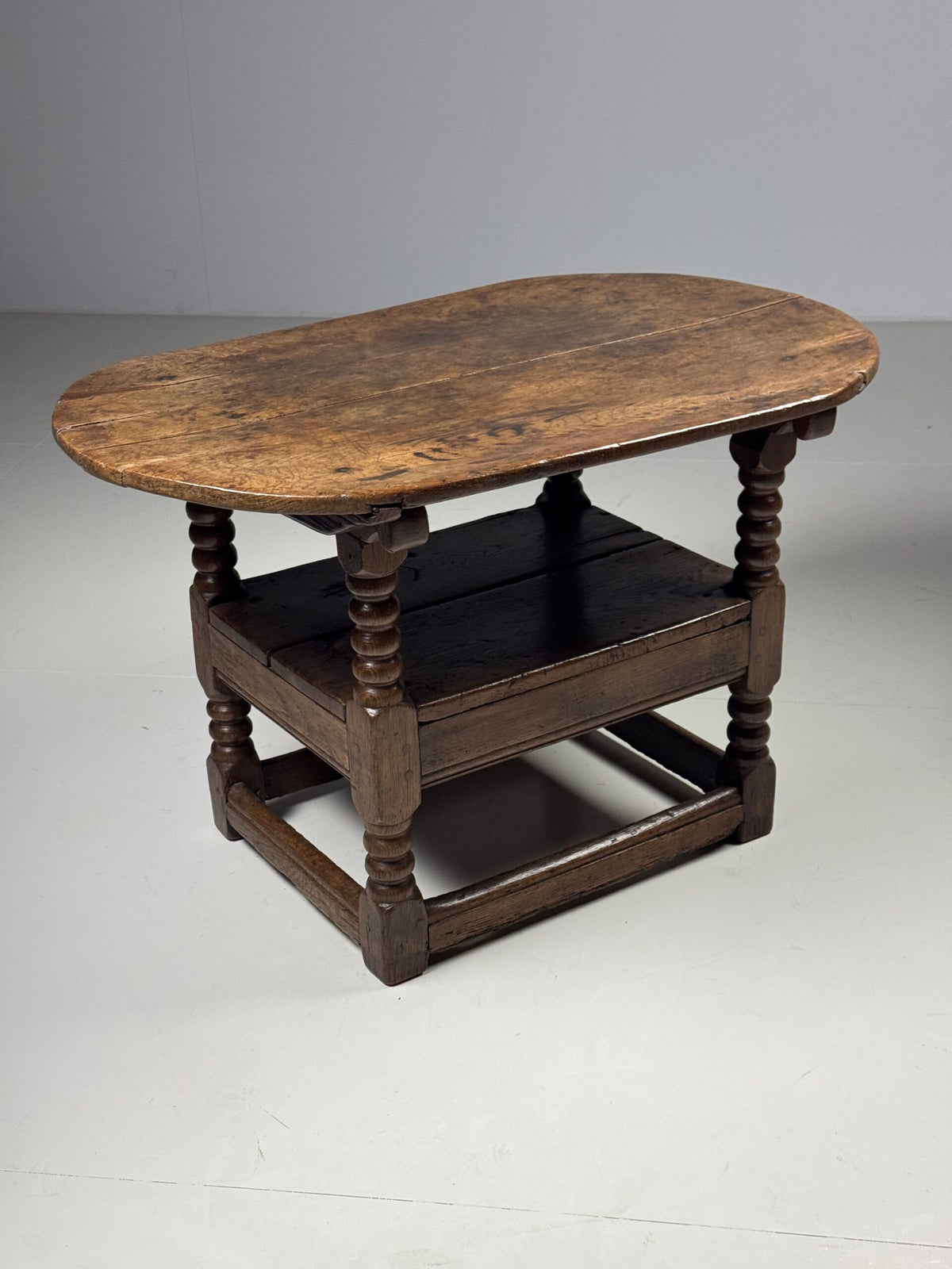 English Oak Monk's Bench Table, 18th Century, photo 18
