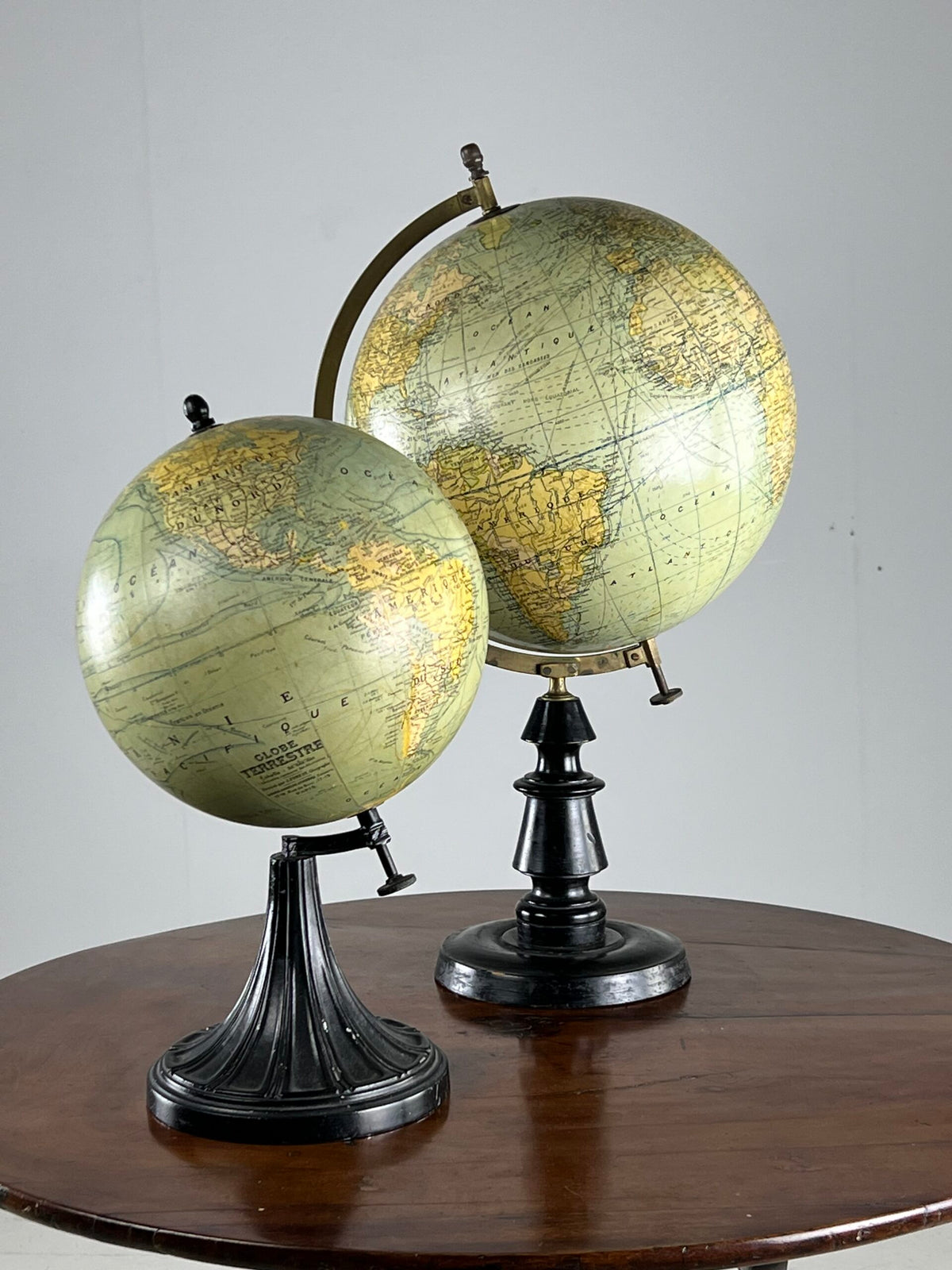 French Terrestrial Globe by G. Thomas, Paris, c. 1900, photo 12