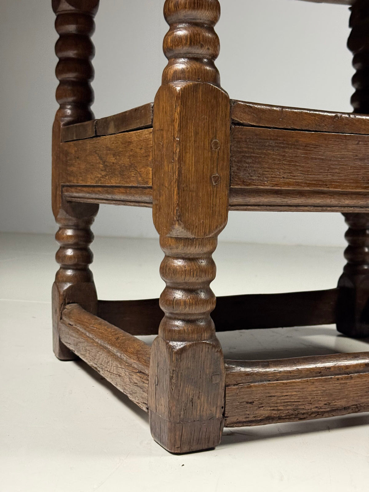 English Oak Monk's Bench Table, 18th Century, photo 15