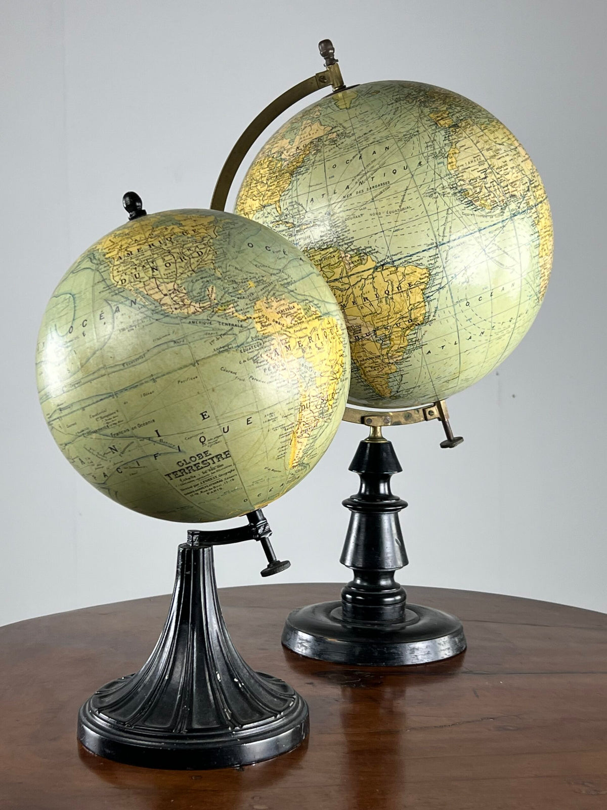 French Terrestrial Globe by G. Thomas, Paris, c. 1900, photo 13