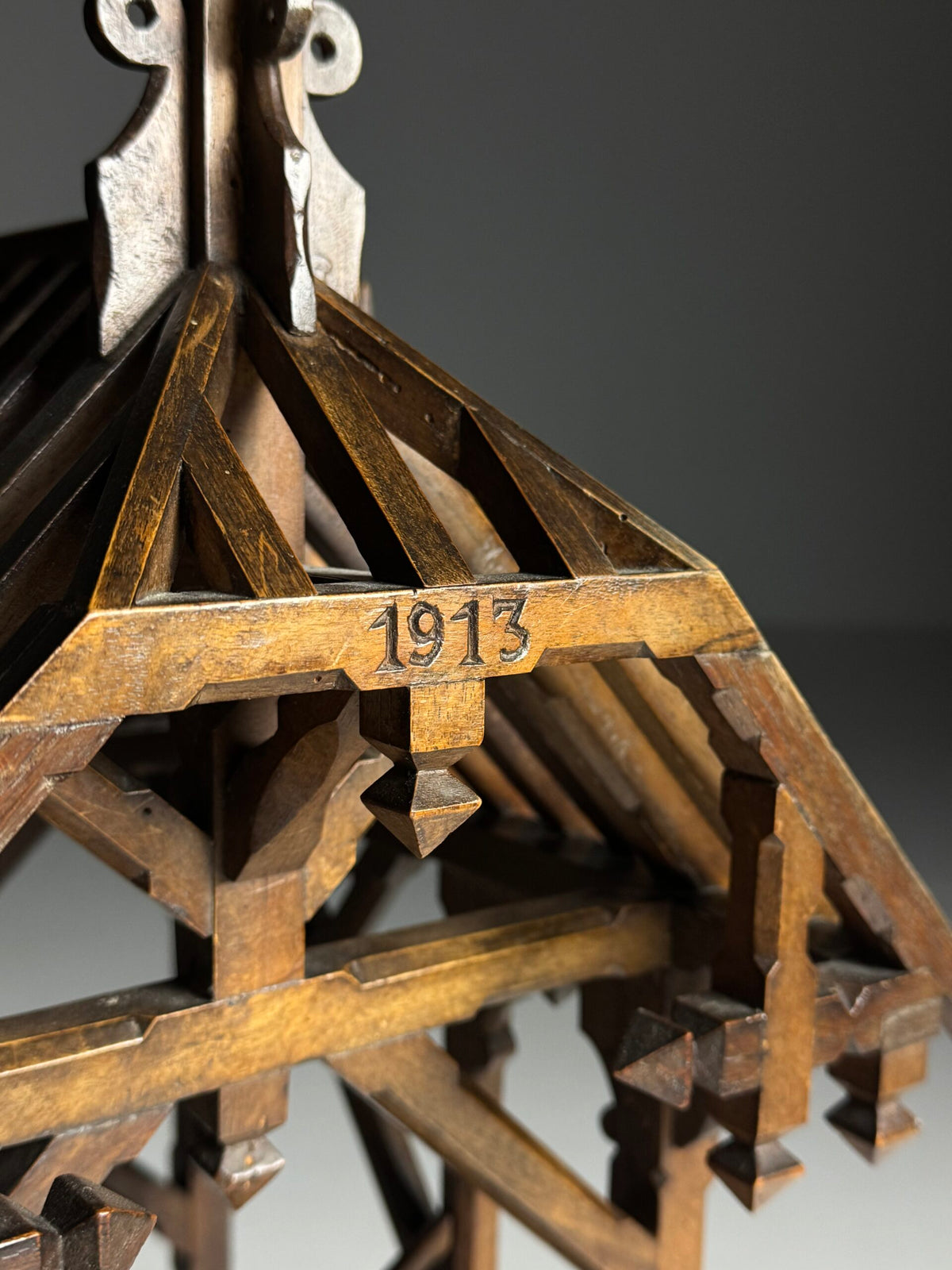 French Chef d'Oeuvre Scale Model, Signed J. Bergeron 1913, photo 13