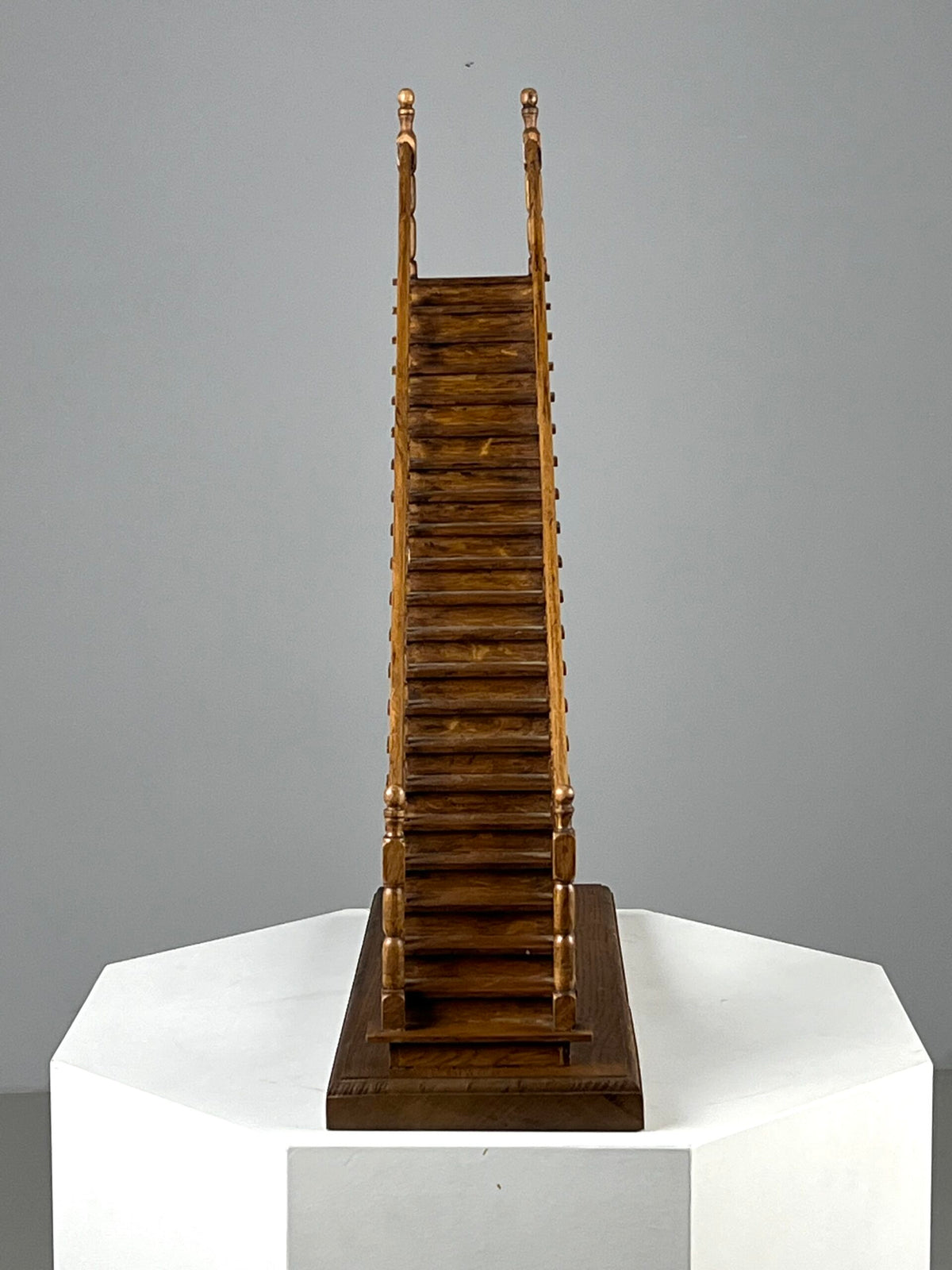 Architectural Oak Staircase Model, Mid 20th Century, photo 8