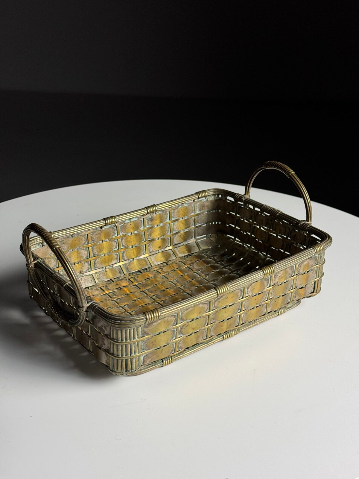 French Metal Basket, Early to Mid 20th Century, photo 3