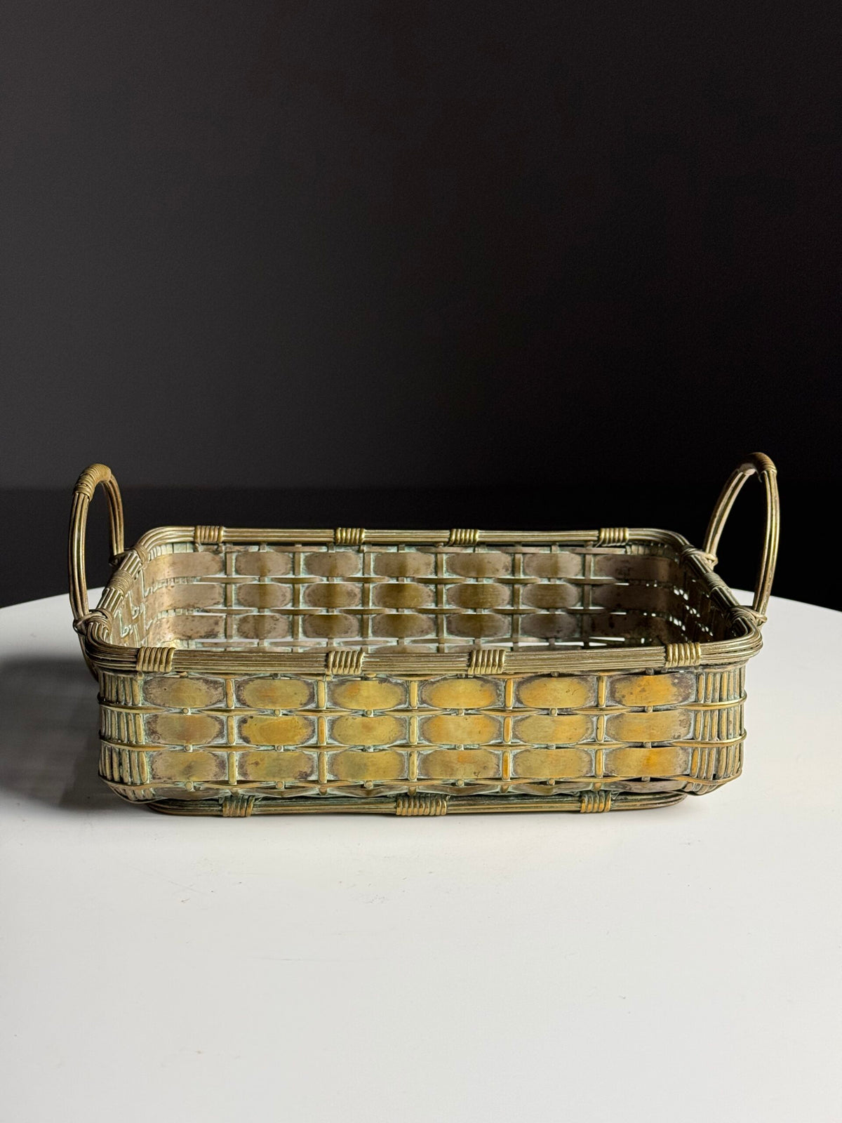 French Metal Basket, Early to Mid 20th Century, photo 1
