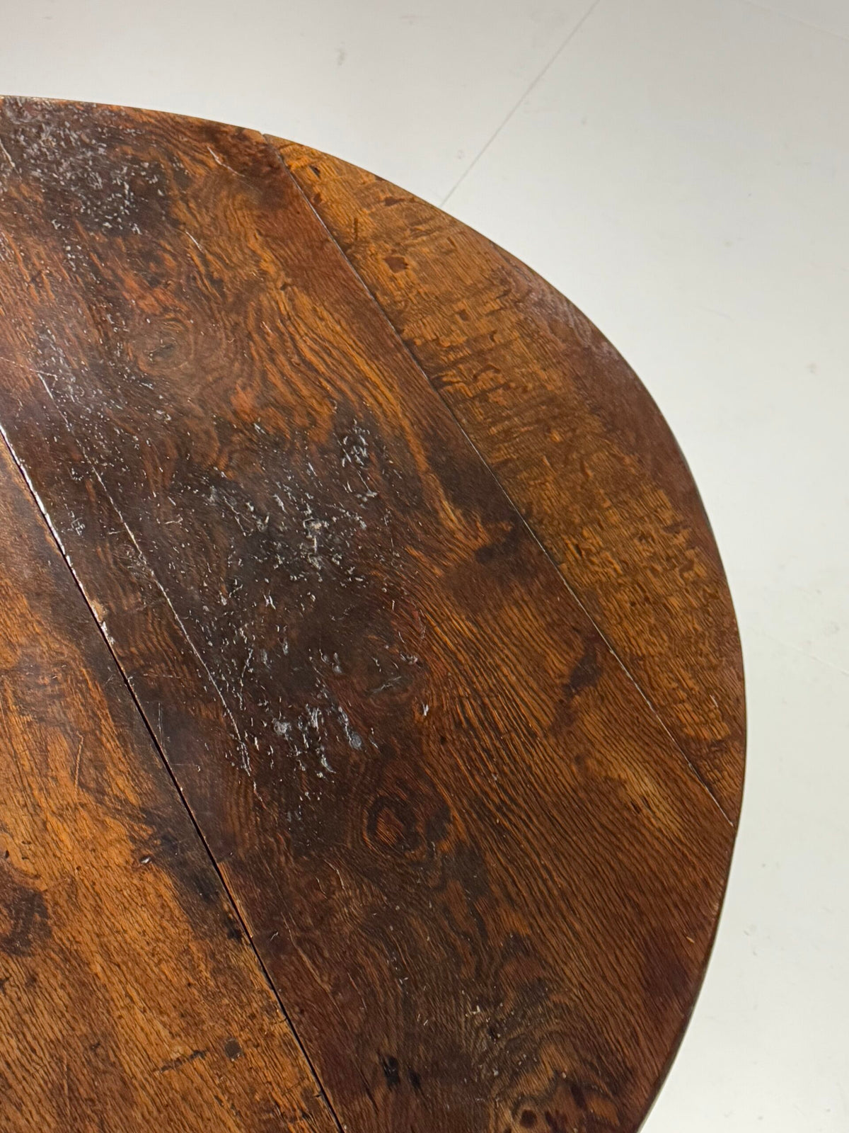 English Solid Oak Gateleg Table, Early 19th Century, photo 10