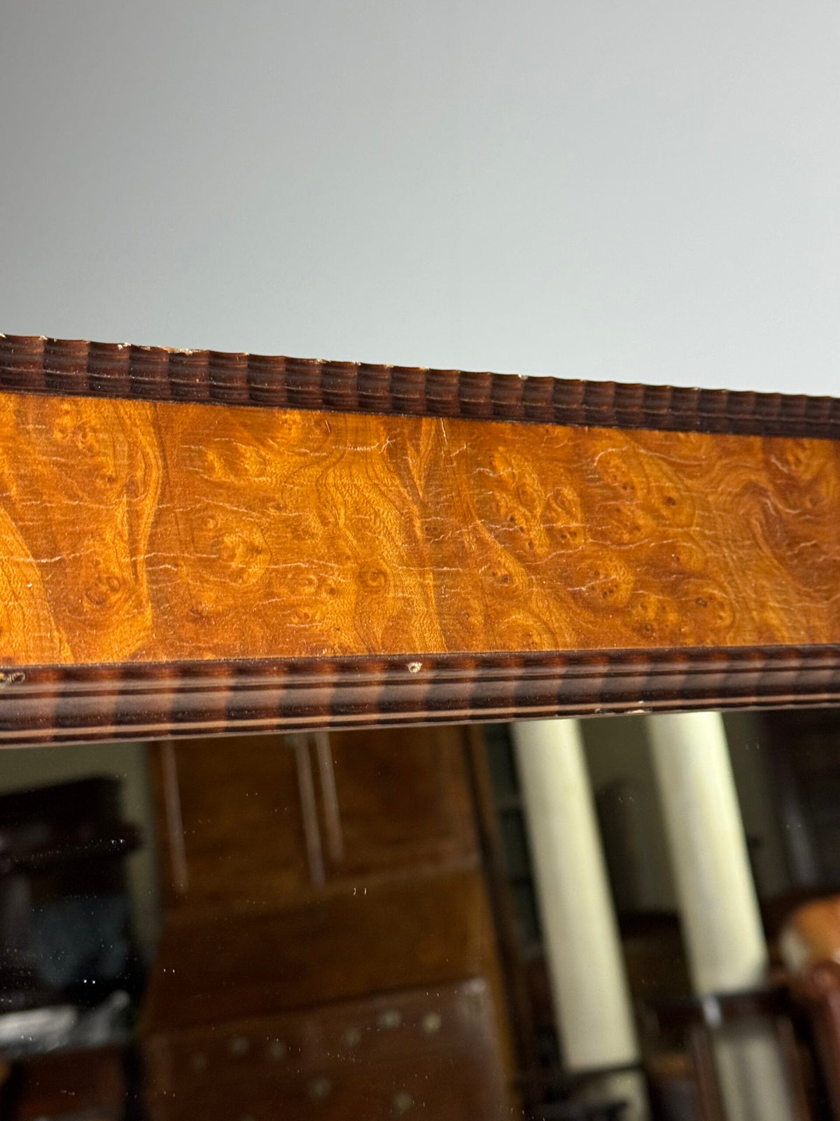 Twentieth Century Ripple Frame Mirror, 78 cm, photo 8