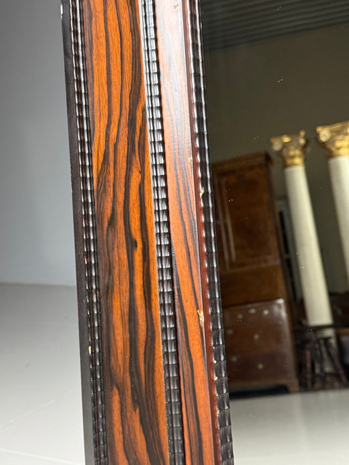 Vintage Ripple Frame Mirror, 82 cm, photo 8