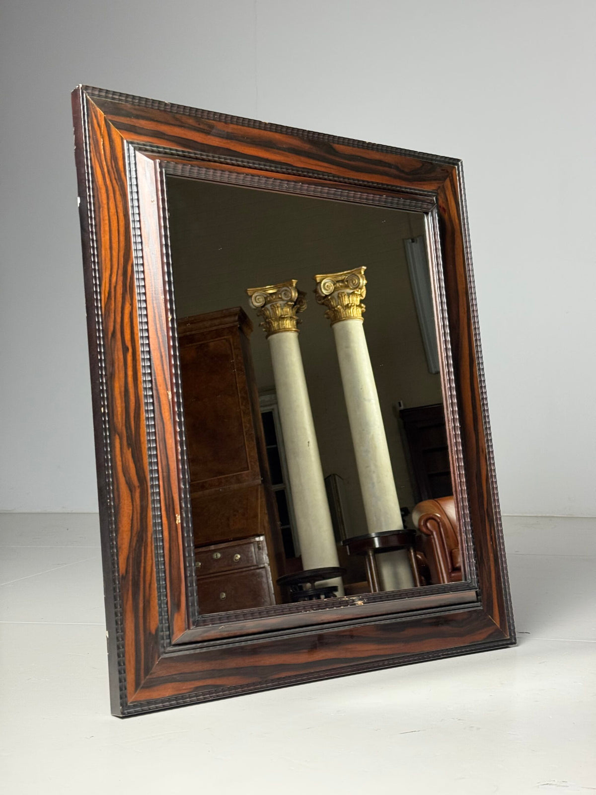 Vintage Ripple Frame Mirror, 82 cm, photo 3