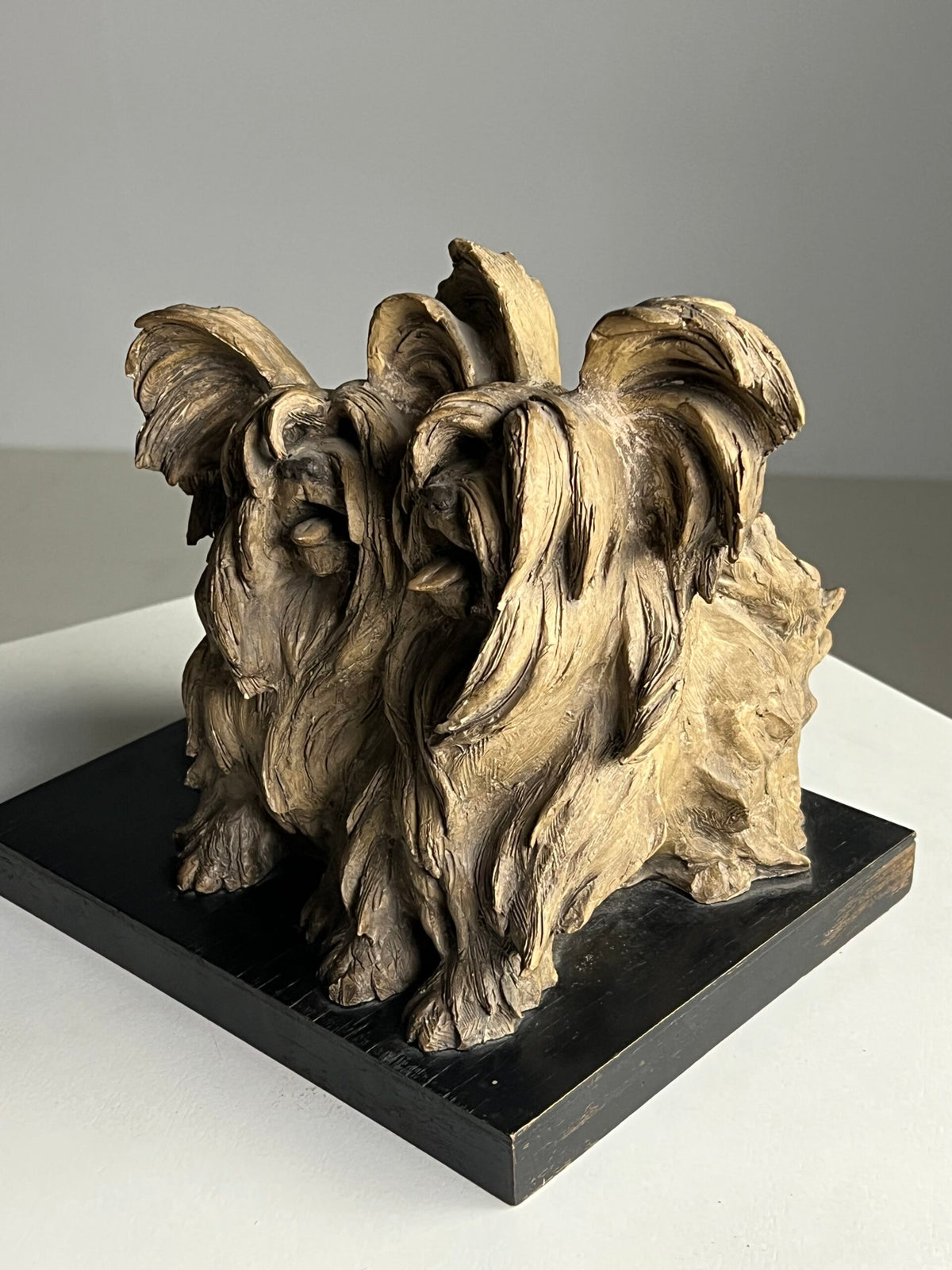 Terracotta Sculpture of Two Dogs by Guido Cacciapuoti, photo 5