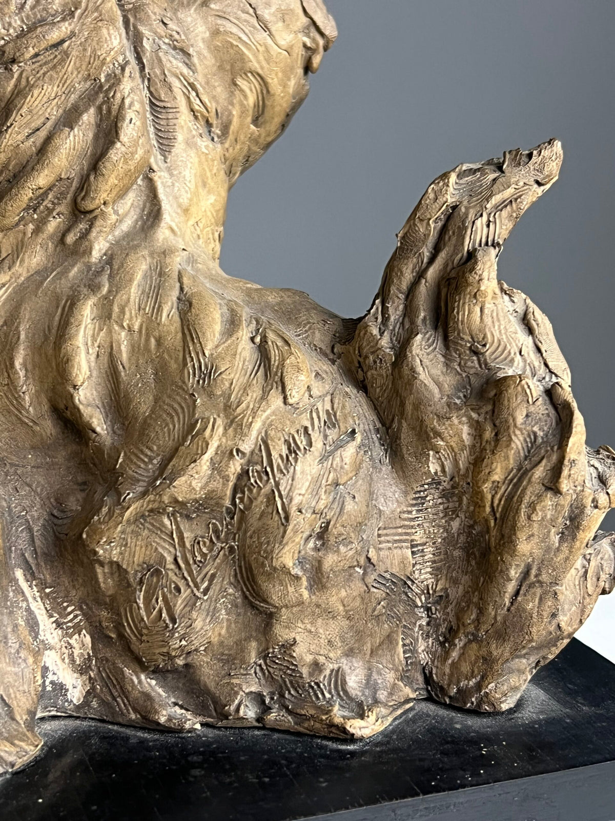 Terracotta Sculpture of Two Dogs by Guido Cacciapuoti, photo 9