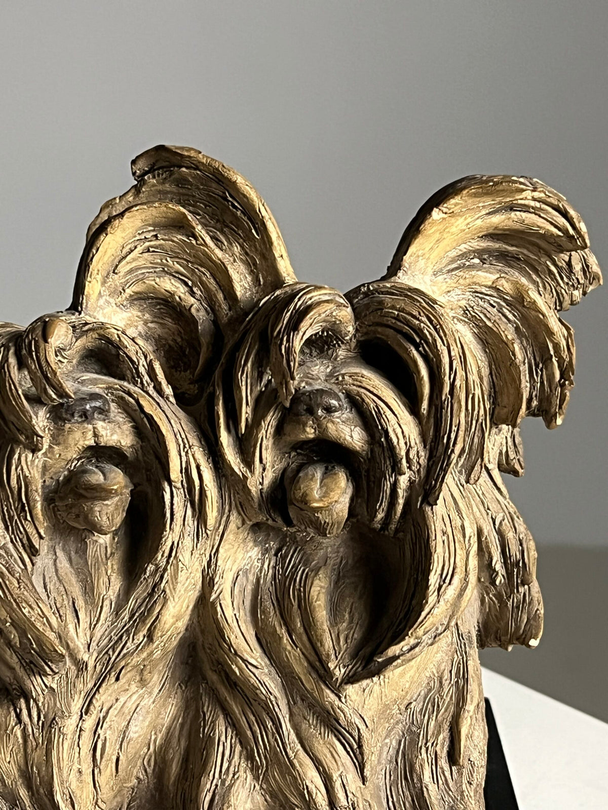 Terracotta Sculpture of Two Dogs by Guido Cacciapuoti, photo 13