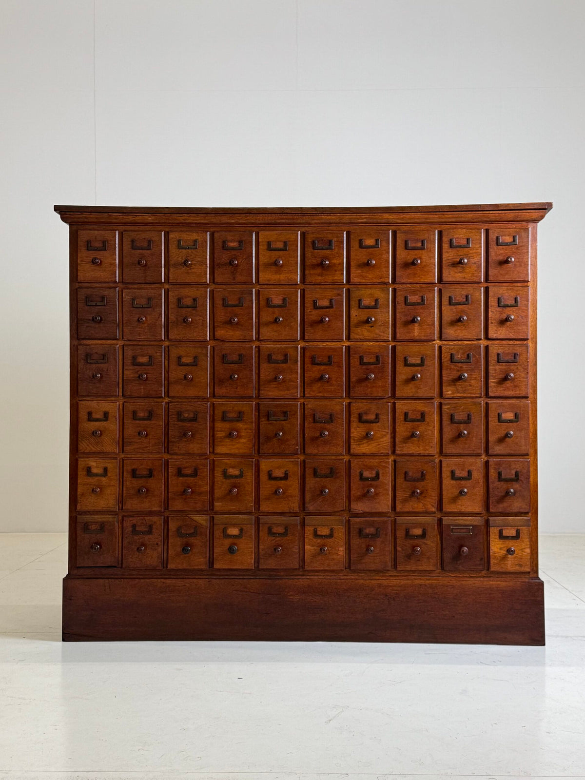 Oak Apothecary Cabinet with 60 Drawers, Brussels Palace of Justice, c. 1920, photo 16