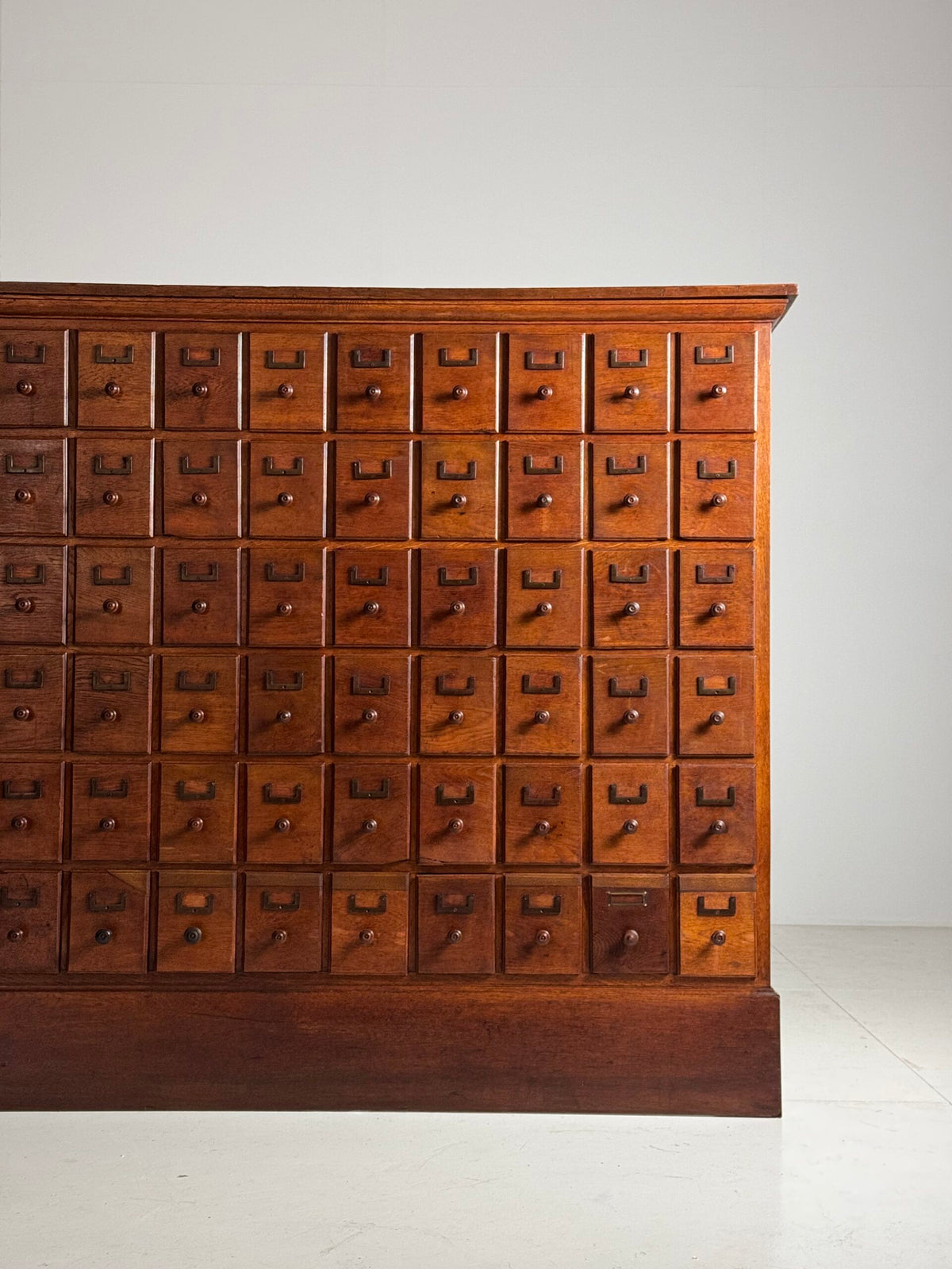 Oak Apothecary Cabinet with 60 Drawers, Brussels Palace of Justice, c. 1920, photo 15