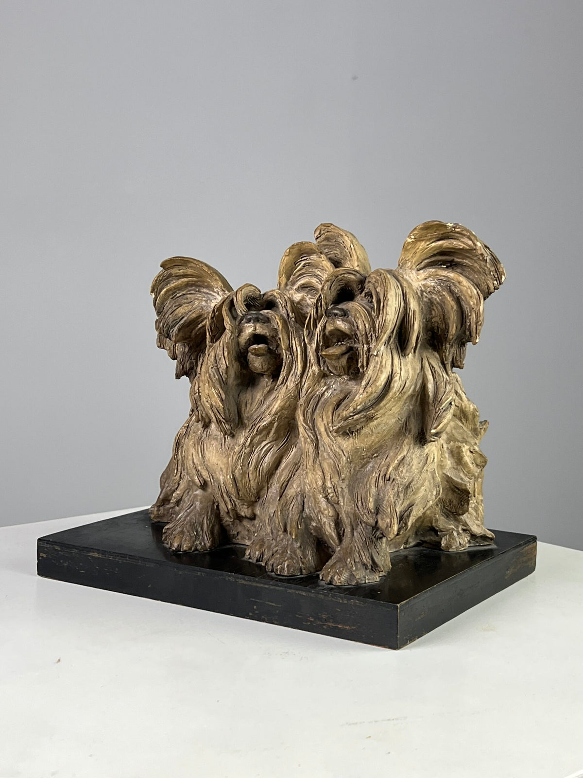 Terracotta Sculpture of Two Dogs by Guido Cacciapuoti, photo 17