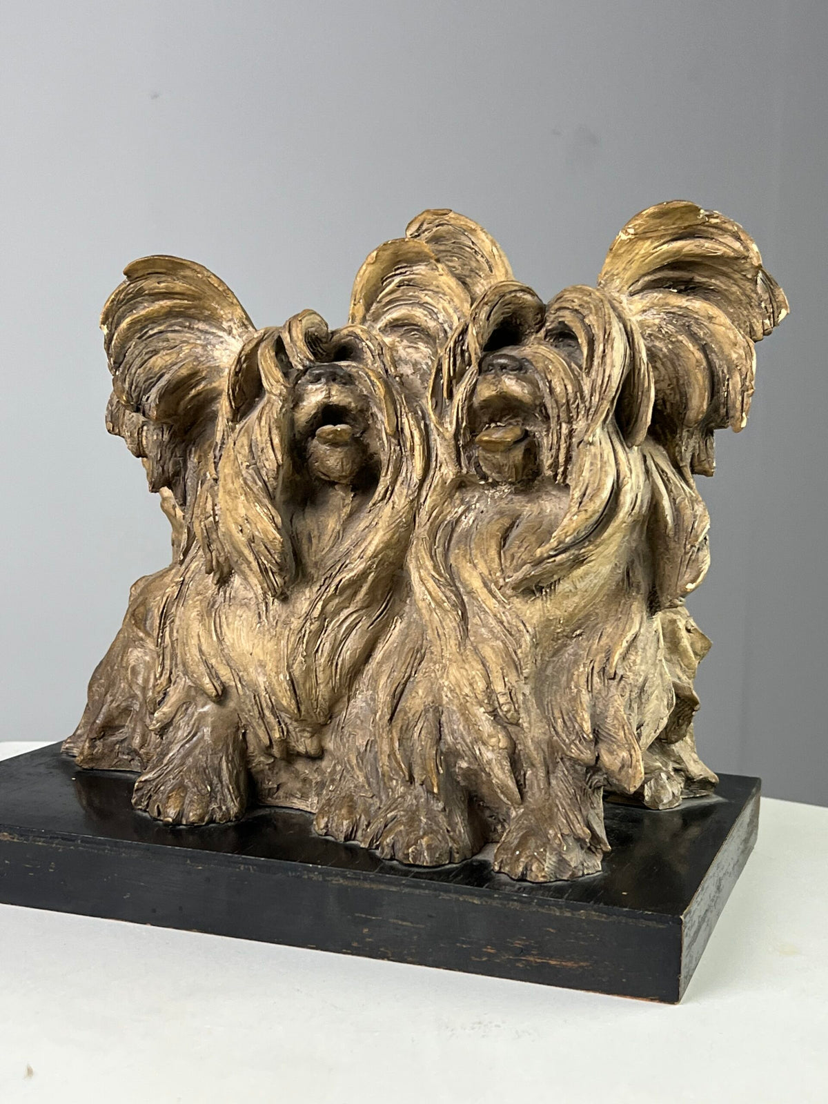 Terracotta Sculpture of Two Dogs by Guido Cacciapuoti, photo 18