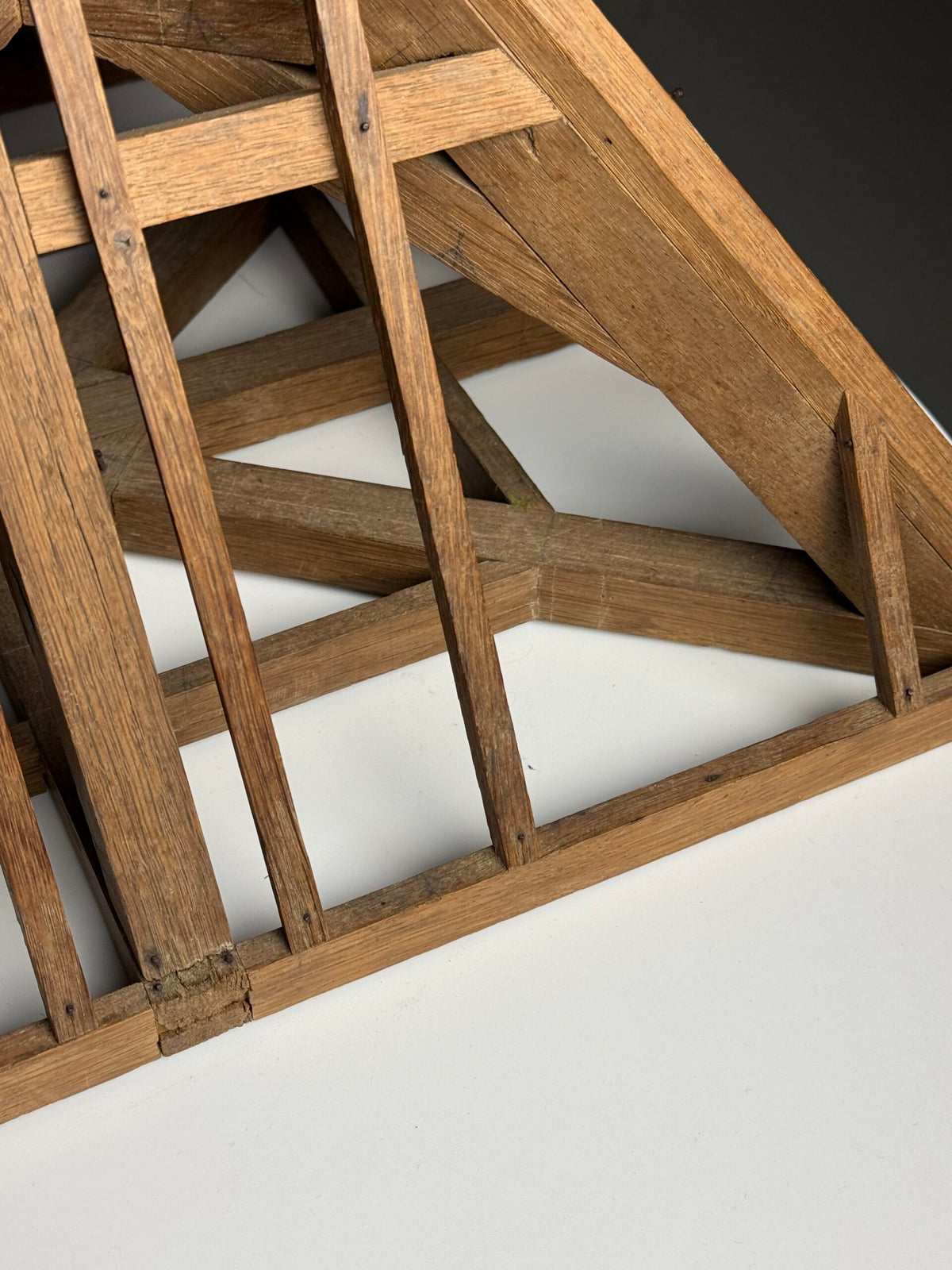 French Oak Piece de Maitrise Roof Model, 20th Century, photo 6