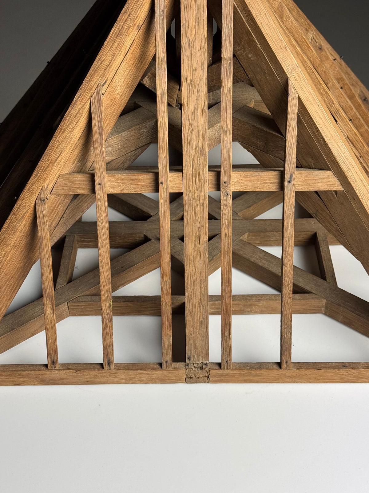 French Oak Piece de Maitrise Roof Model, 20th Century, photo 4