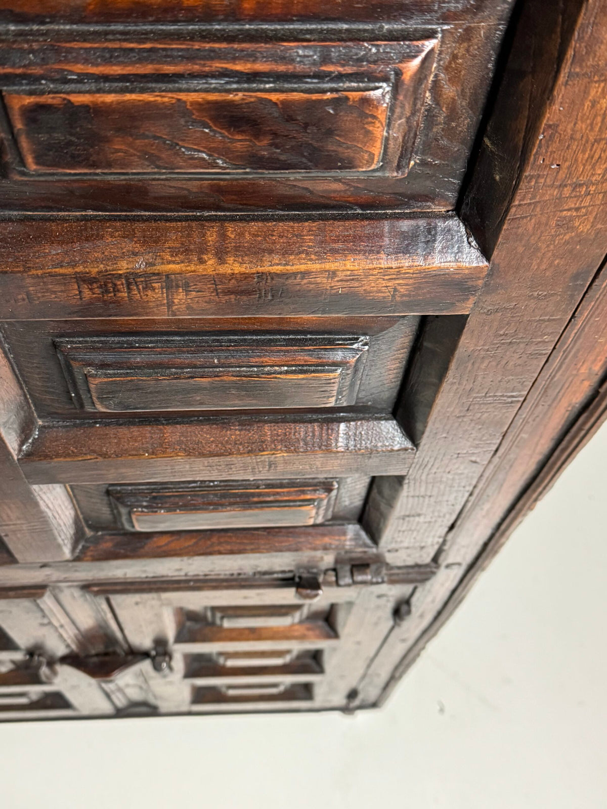 Spanish Walnut Fall Front Cabinet, c. 1700, photo 7
