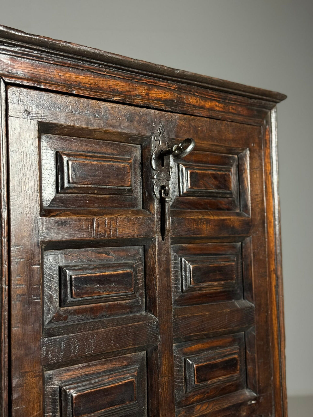 Spanish Walnut Fall Front Cabinet, c. 1700, photo 18